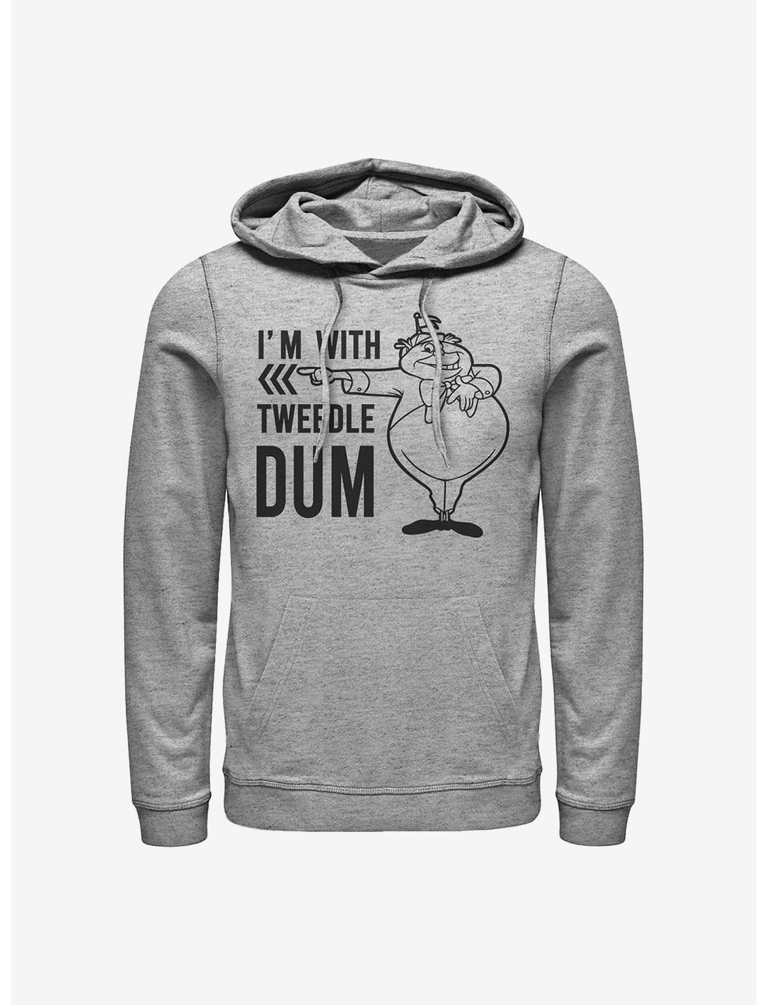Disney Alice In Wonderland I'm With Tweedle Dum Hoodie