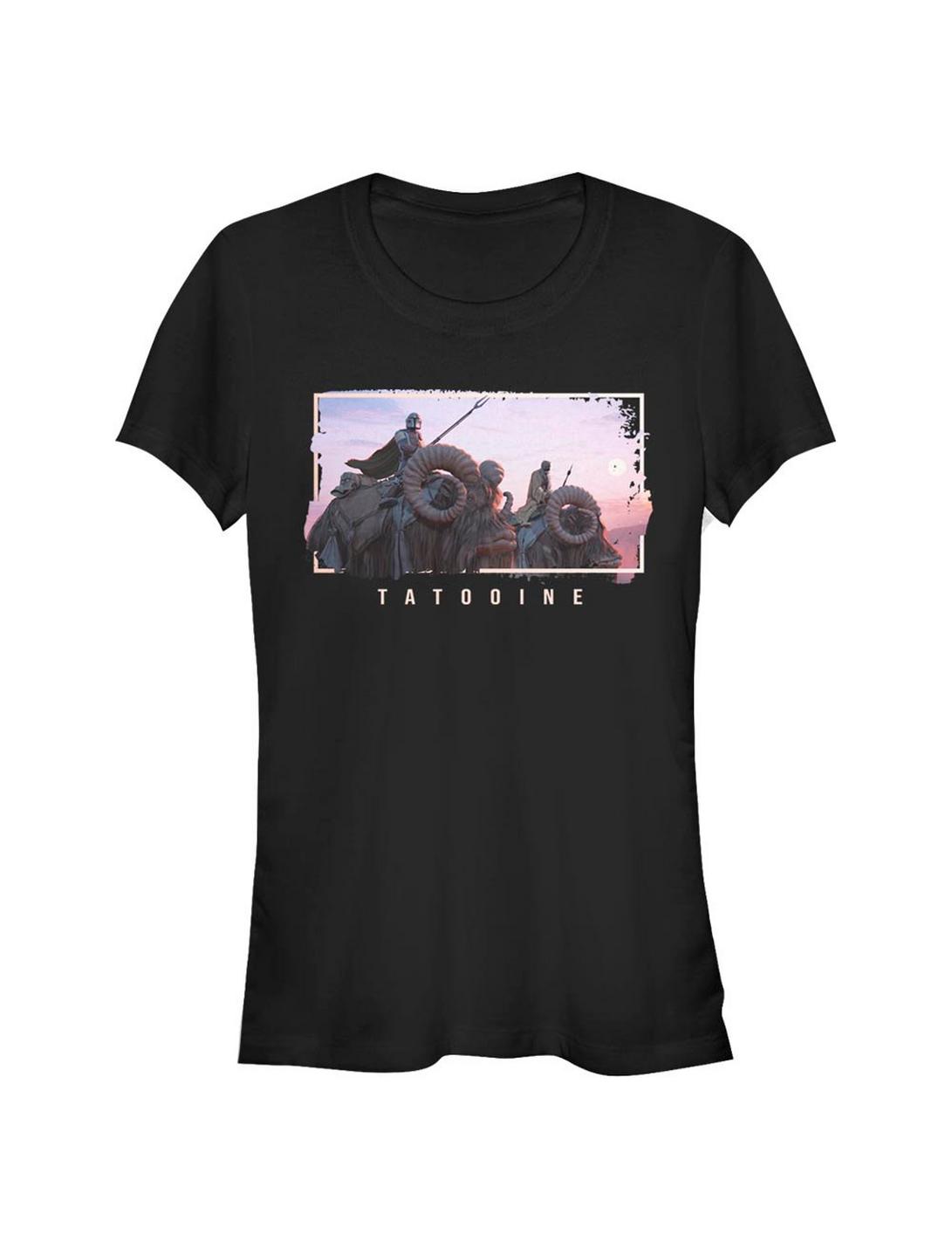 Star Wars The Mandalorian Tatooine Ride Girls T-Shirt