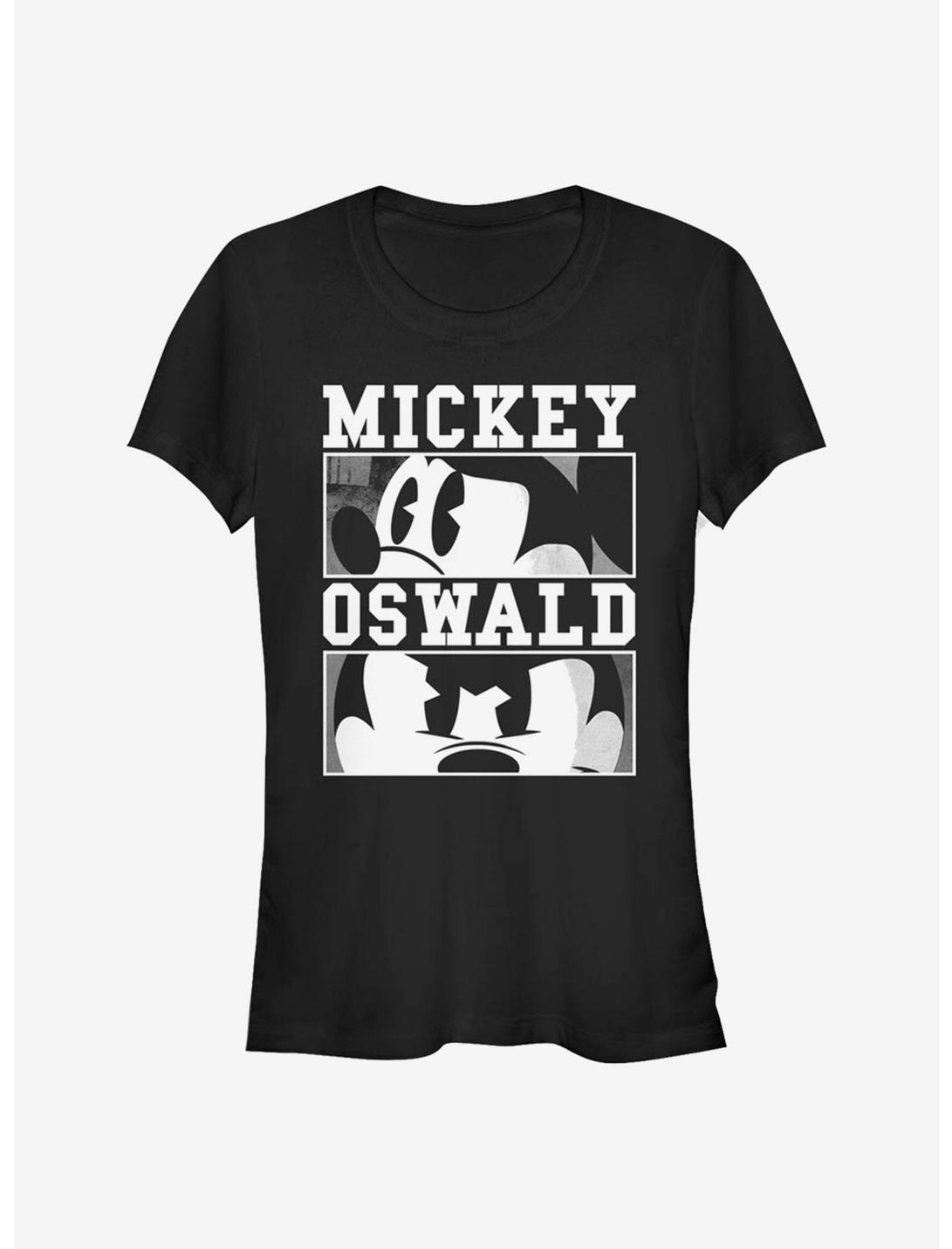 T-shirt Filles Noir & Blanc Personnages Disney Epic Mickey