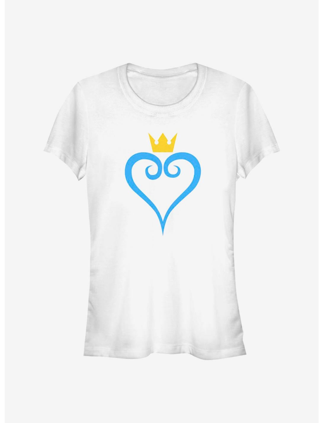 T-shirt Fille Disney Kingdom Hearts Cœur et Couronne