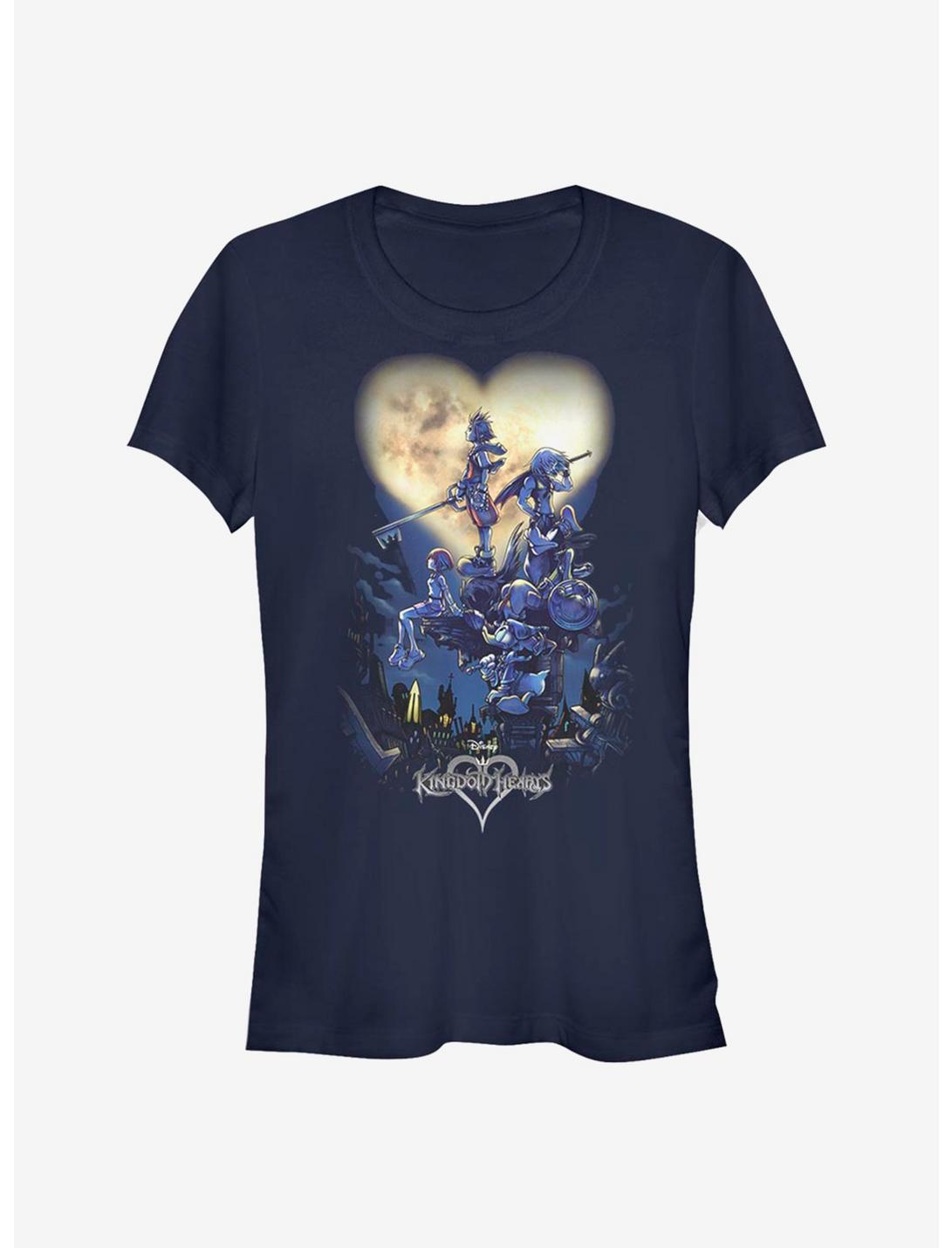 Disney Kingdom Hearts Poster Logo Girls T-Shirt
