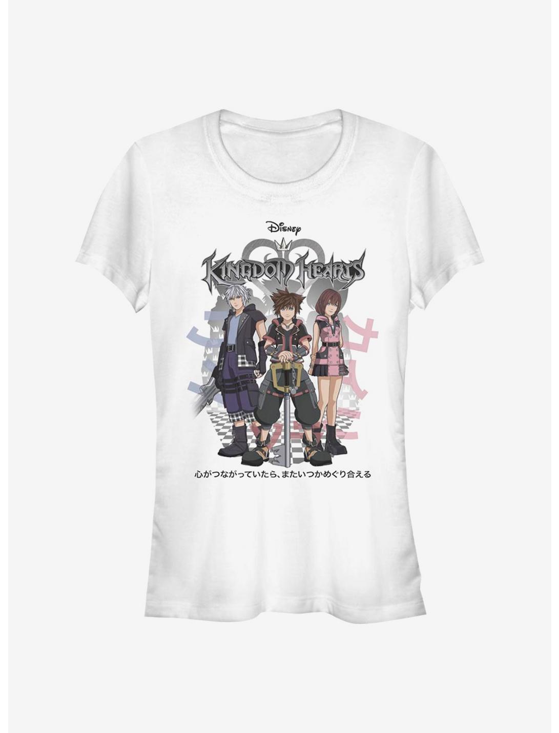 Disney Kingdom Hearts Sora Japanese Group Girls T-Shirt