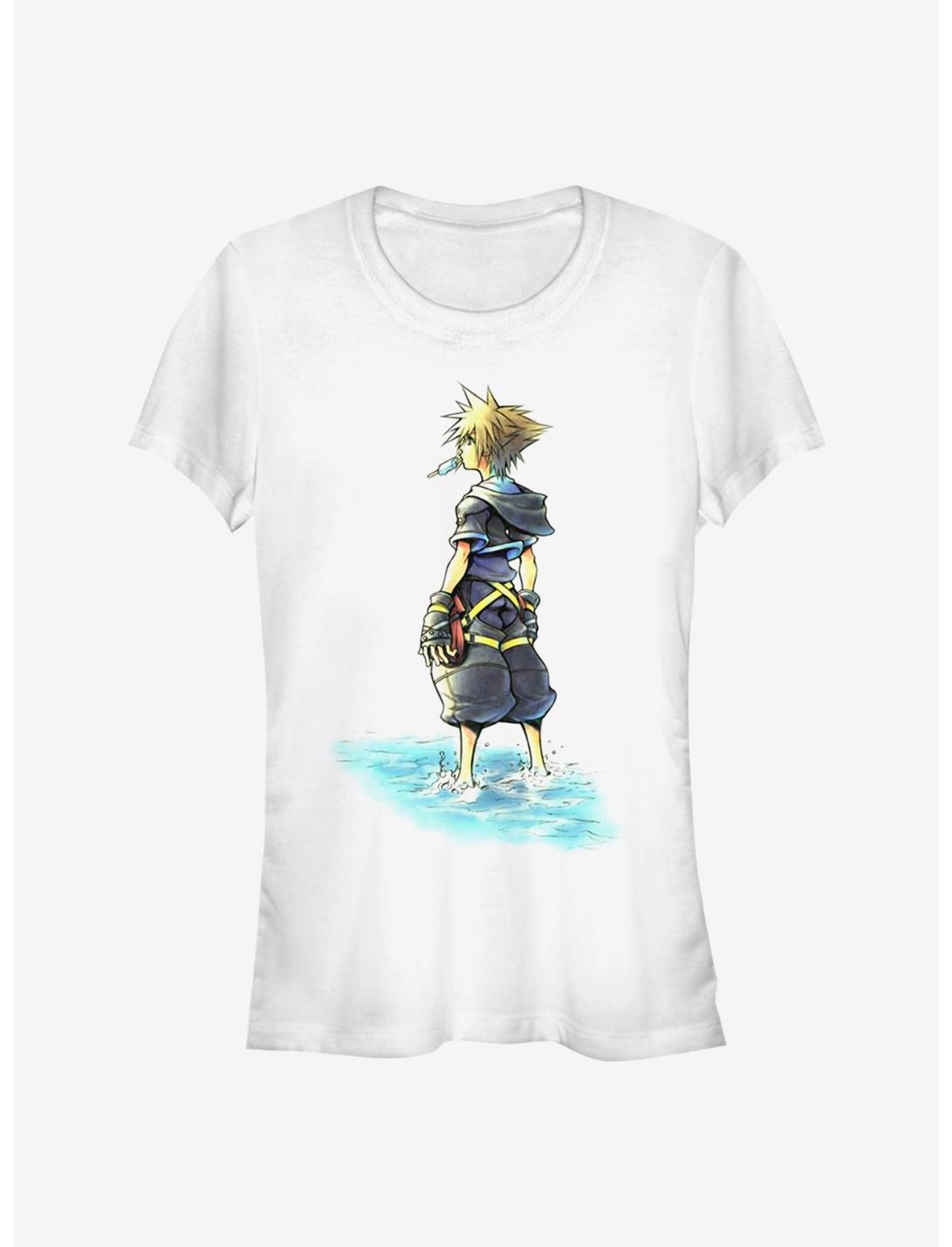 Disney Kingdom Hearts Feet Wet Girls T-Shirt