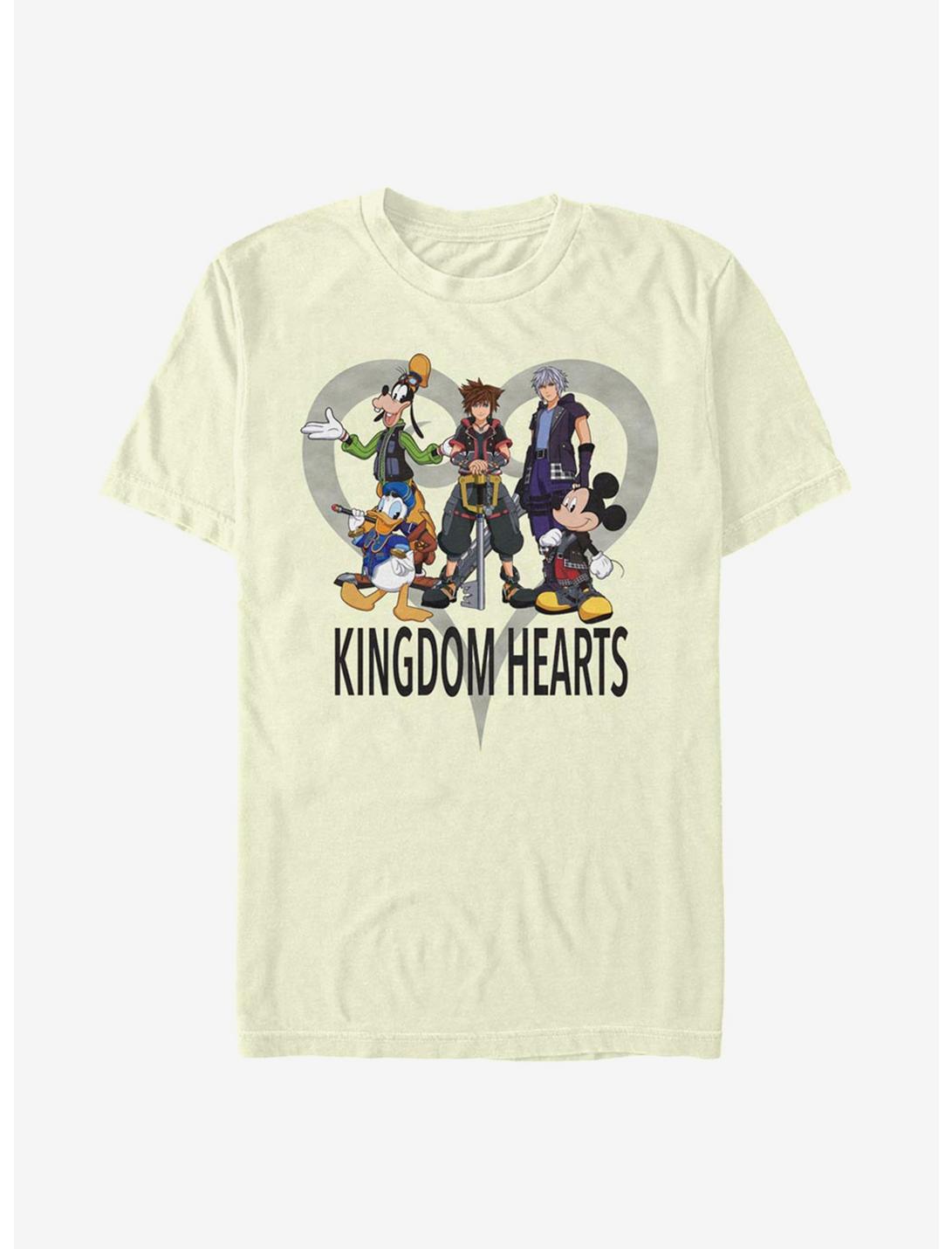 Disney Kingdom Hearts Heart Background T-Shirt