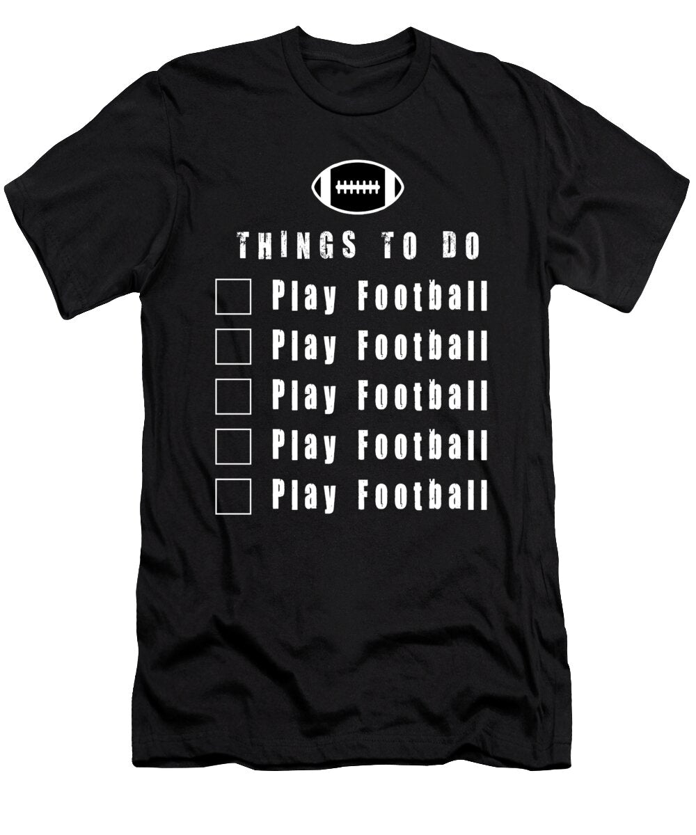 15 Funny American Football Player Gift USA Sunday Muc Designs T-Shirt