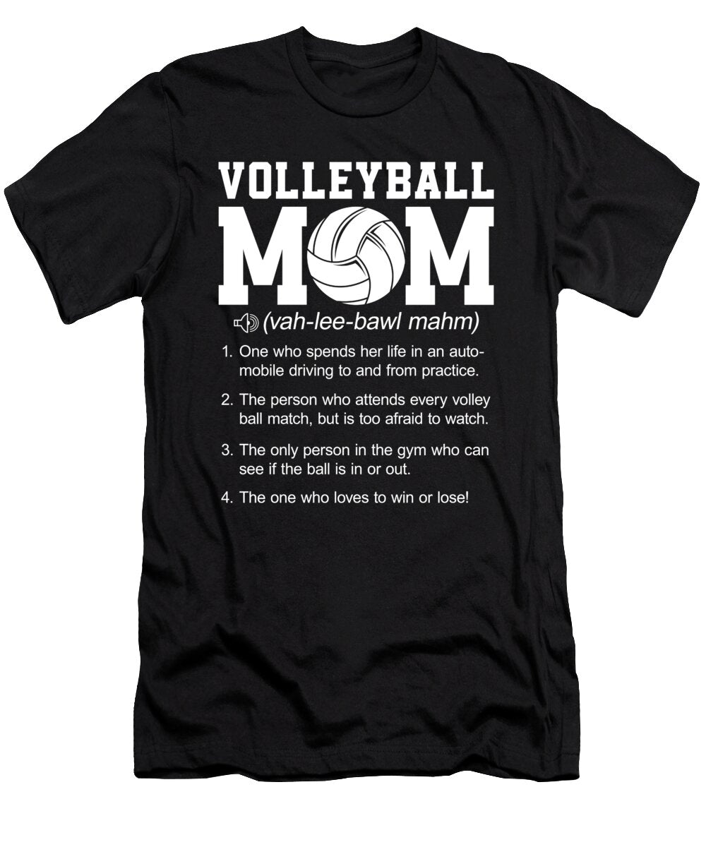 15 Volleyball Beach Vball Volleyball Mom Crazy Squirrel T-Shirt