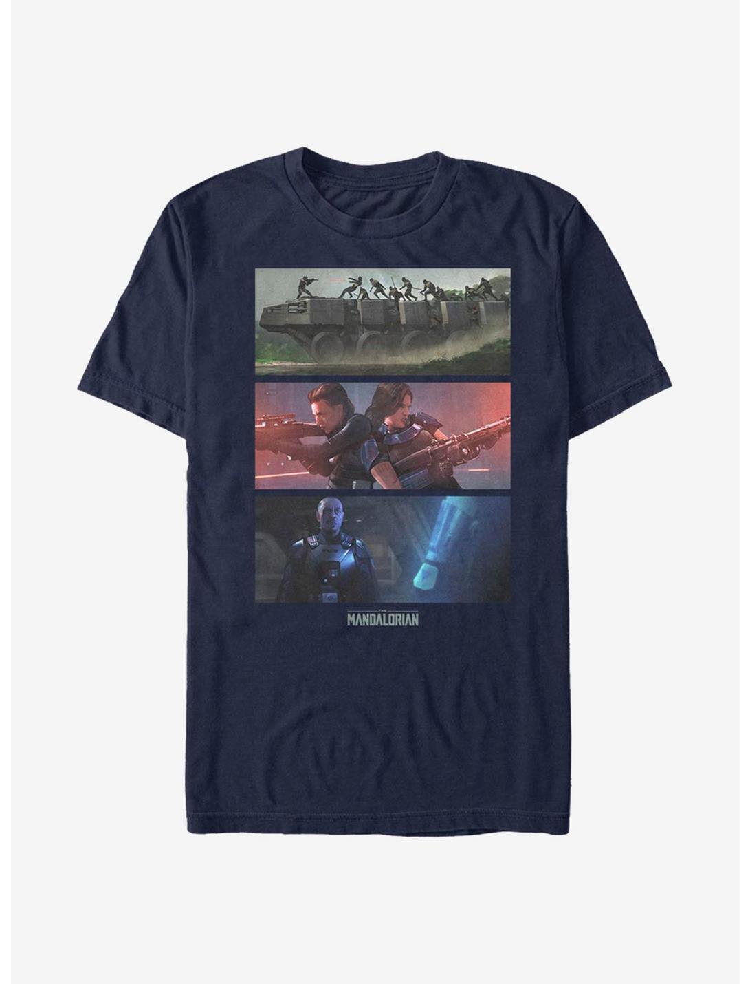 T-shirt Scène de bataille Star Wars The Mandalorian