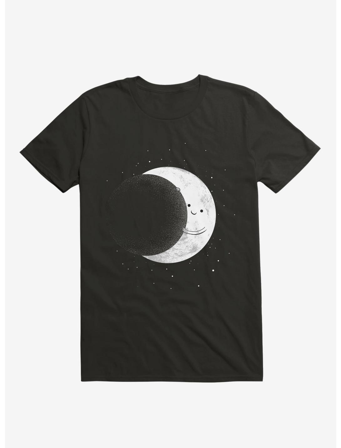 Slide Moon Space Show Black T-Shirt