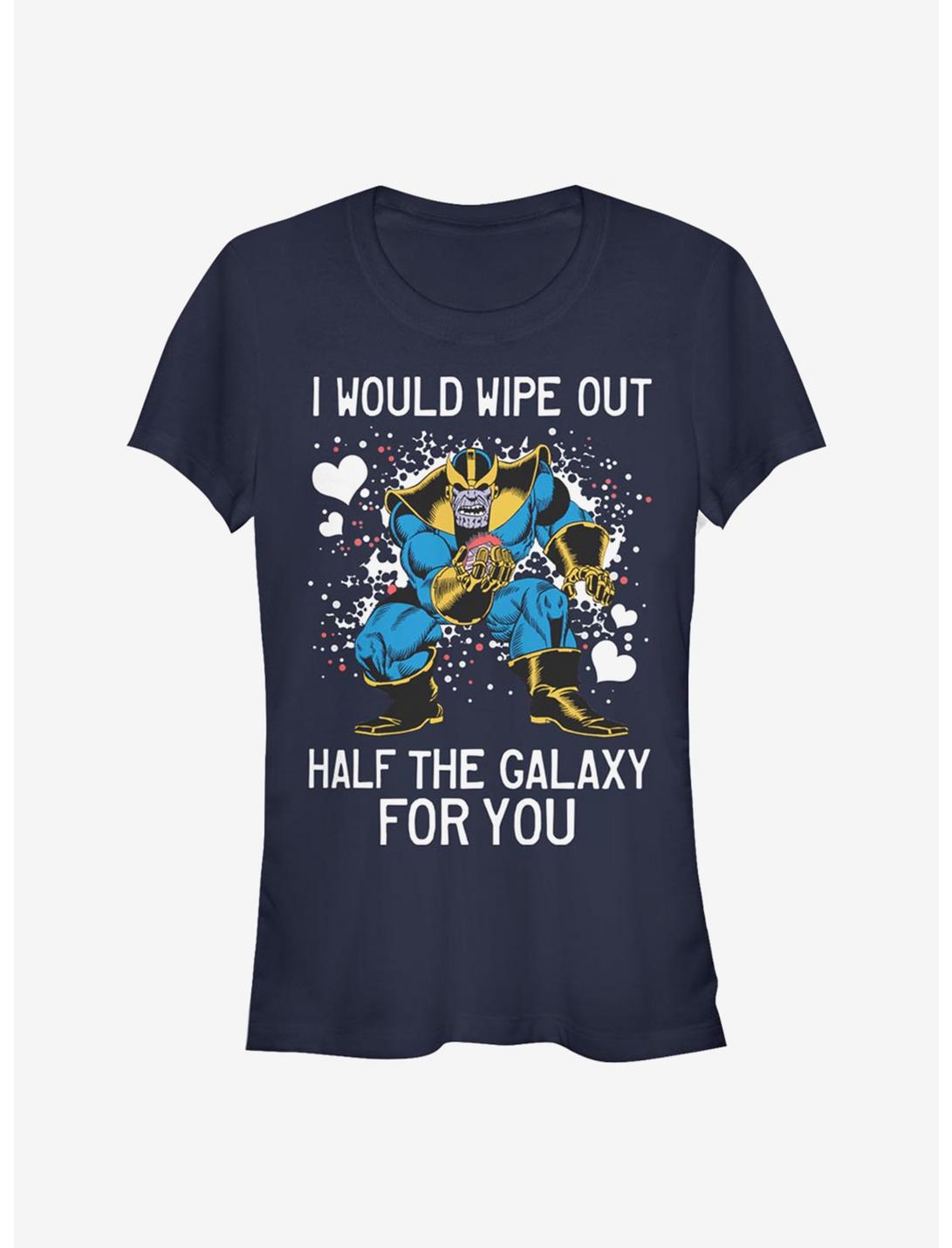 Marvel Avengers Thanos Wipe Galaxy Out Girls T-Shirt