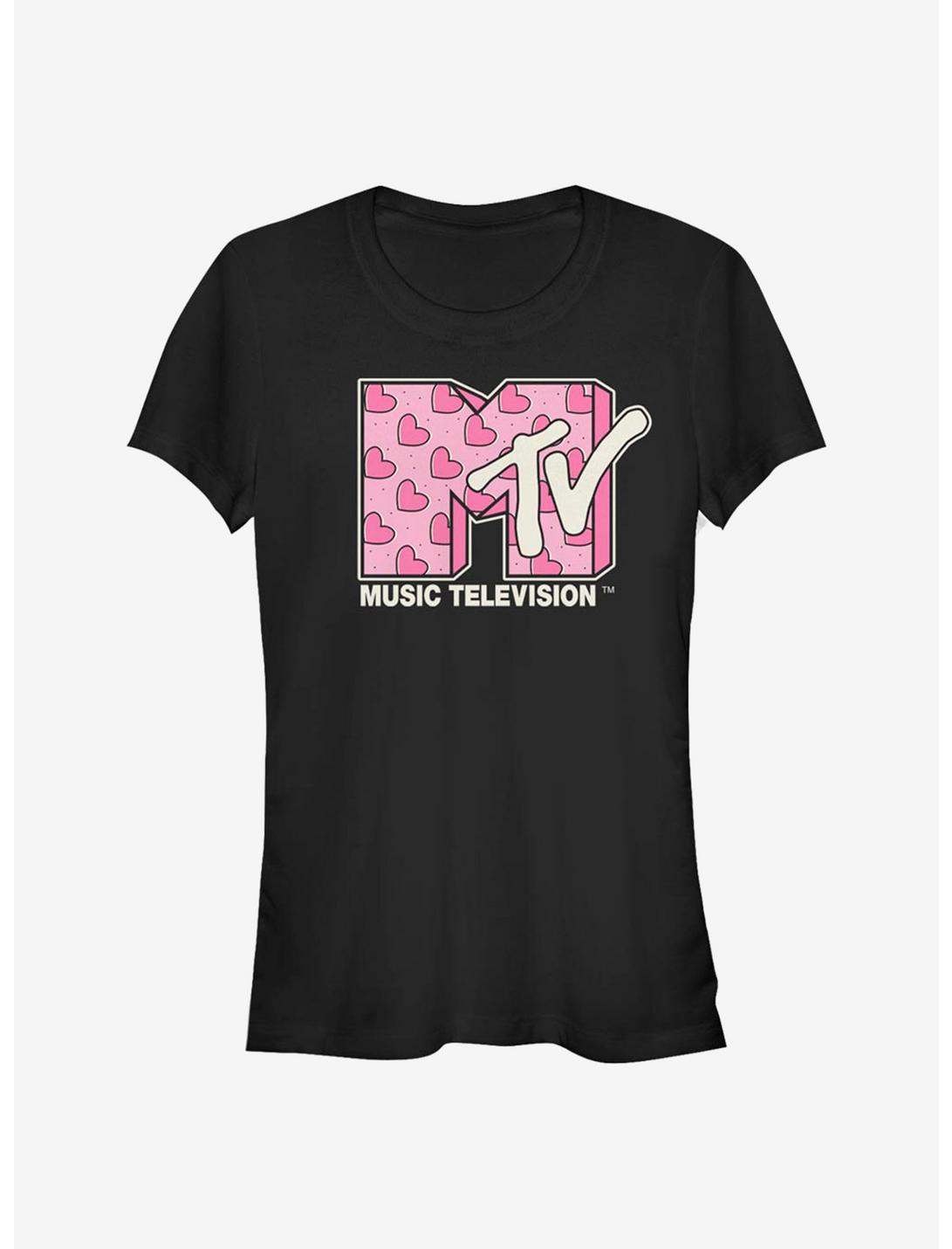MTV Heart Diagonal Girls T-Shirt