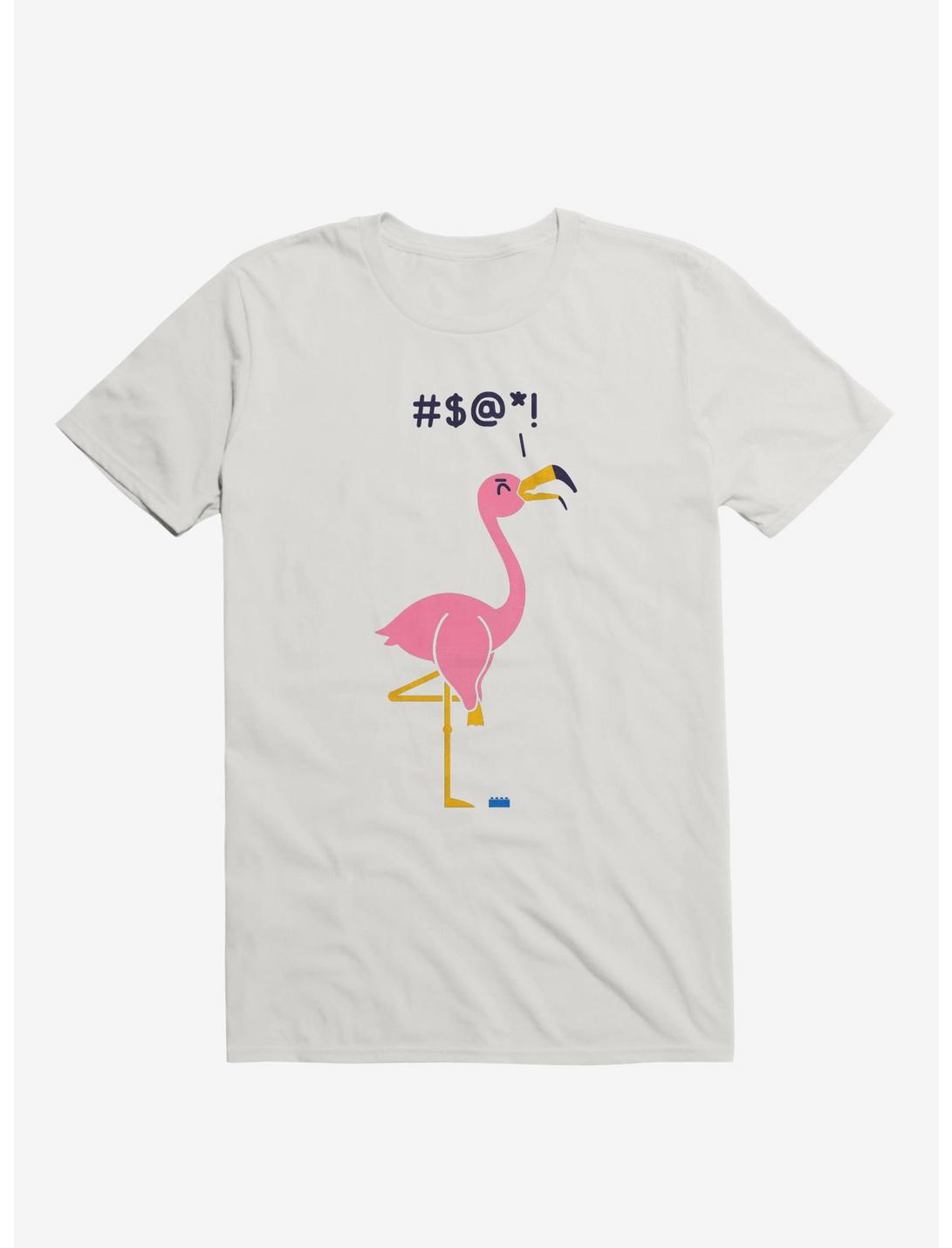 Ouch! Flamingo White T-Shirt