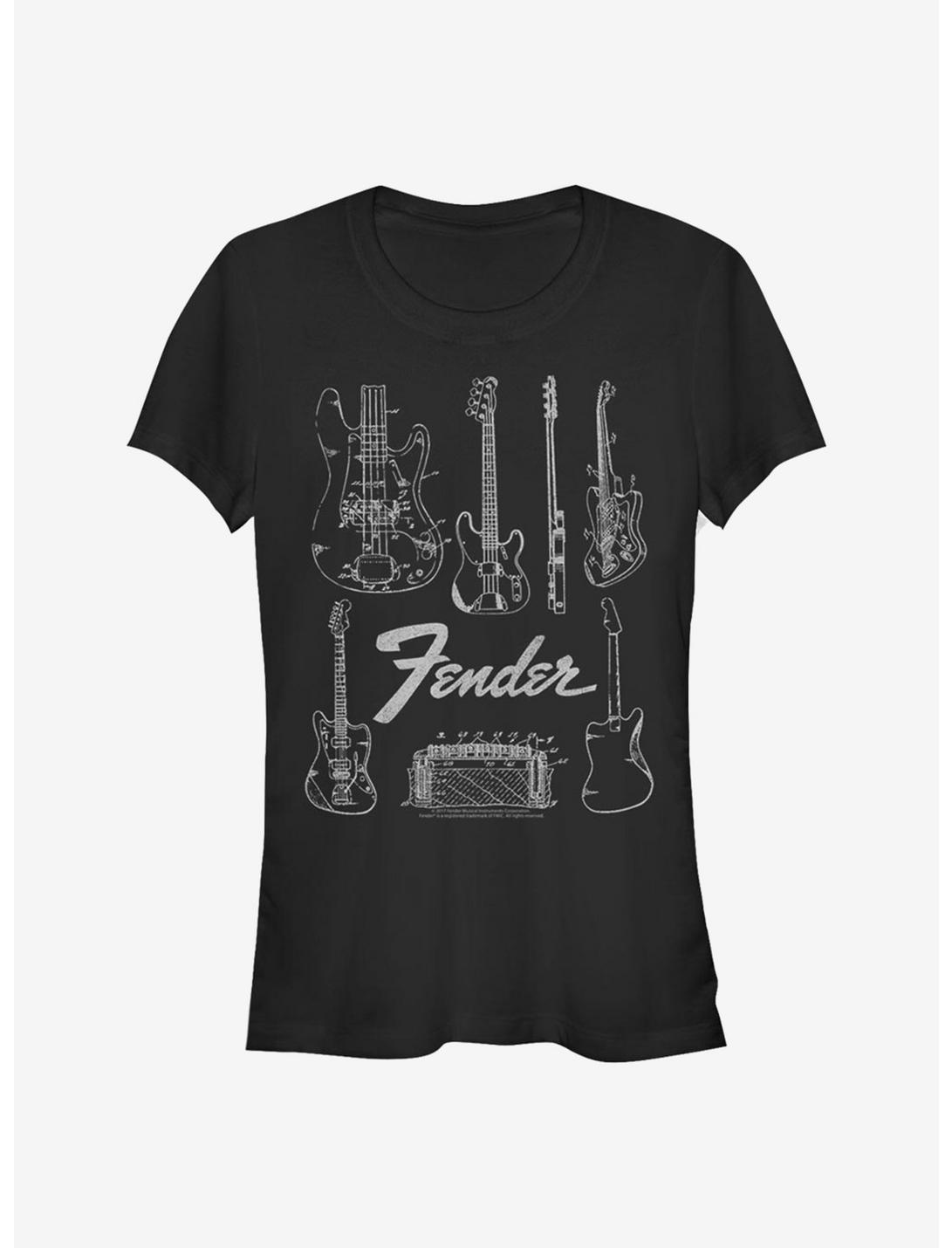 Fender Chart Girls T-Shirt