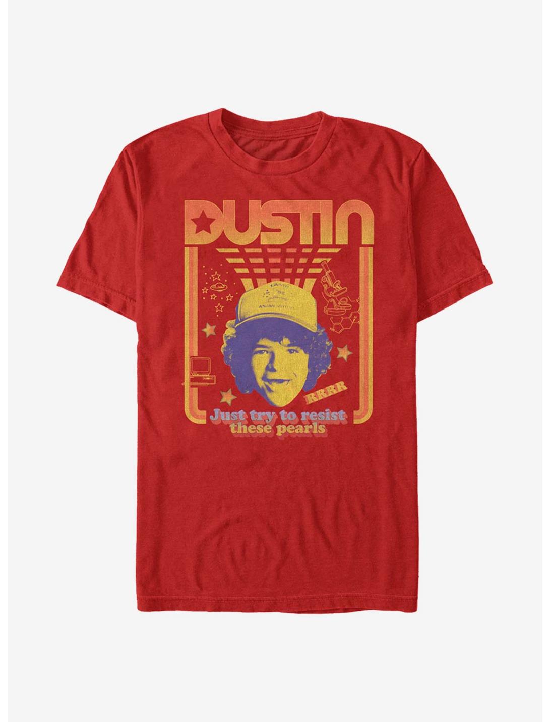Stranger Things Dustin Resist The Pearls T-Shirt