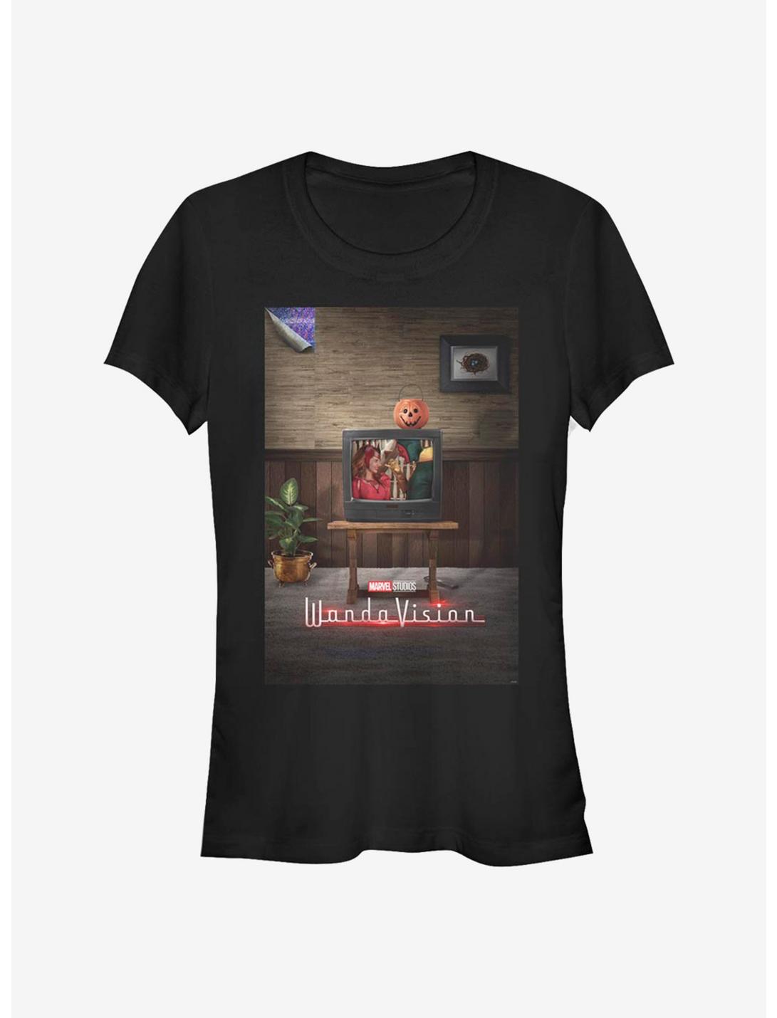 Marvel WandaVision WV Poster 90's Girls T-Shirt