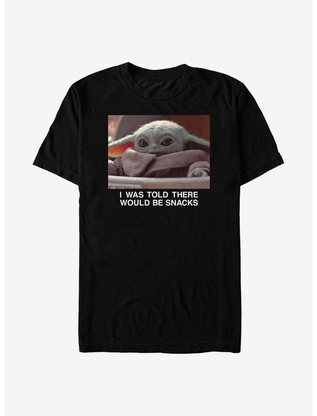 Star Wars The Mandalorian The Child Snacks Meme Heavyweight T-Shirt