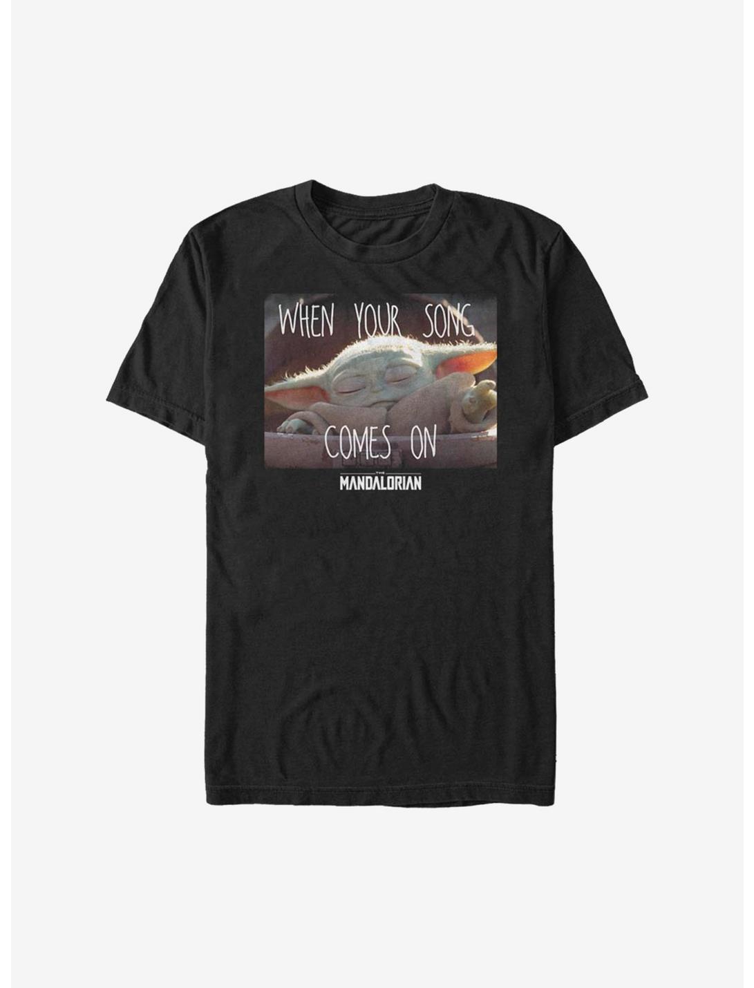 Extra Soft Star Wars The Mandalorian The Child Song Meme T-Shirt
