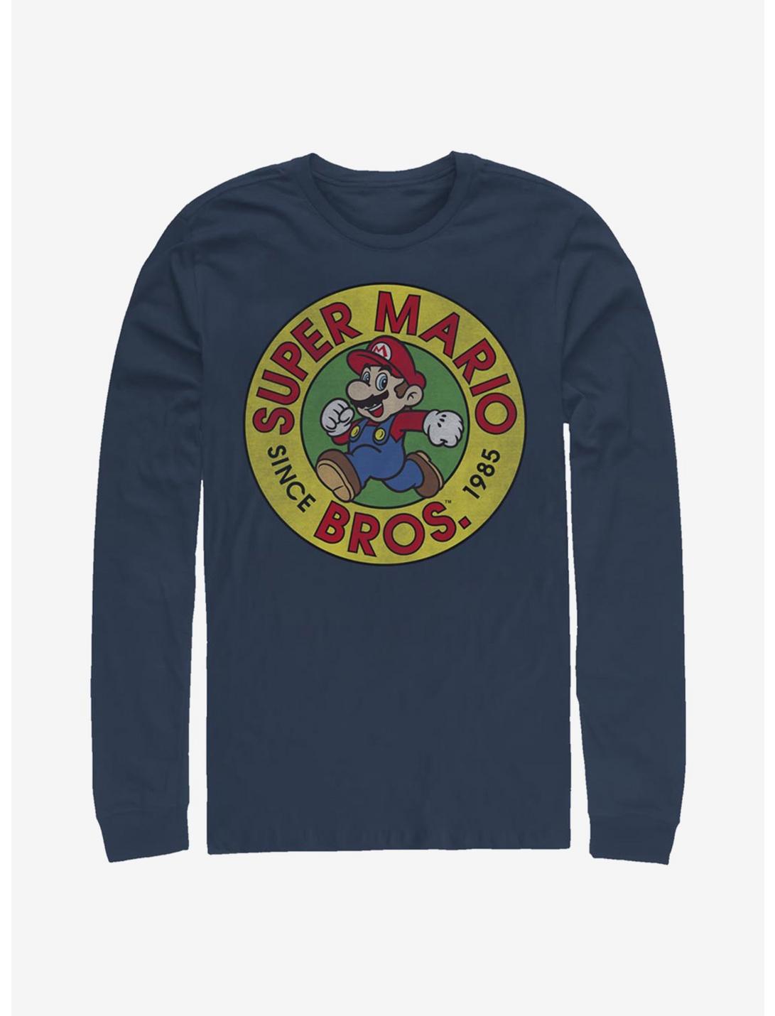 Super Mario Side Run Mario Long-Sleeve T-Shirt