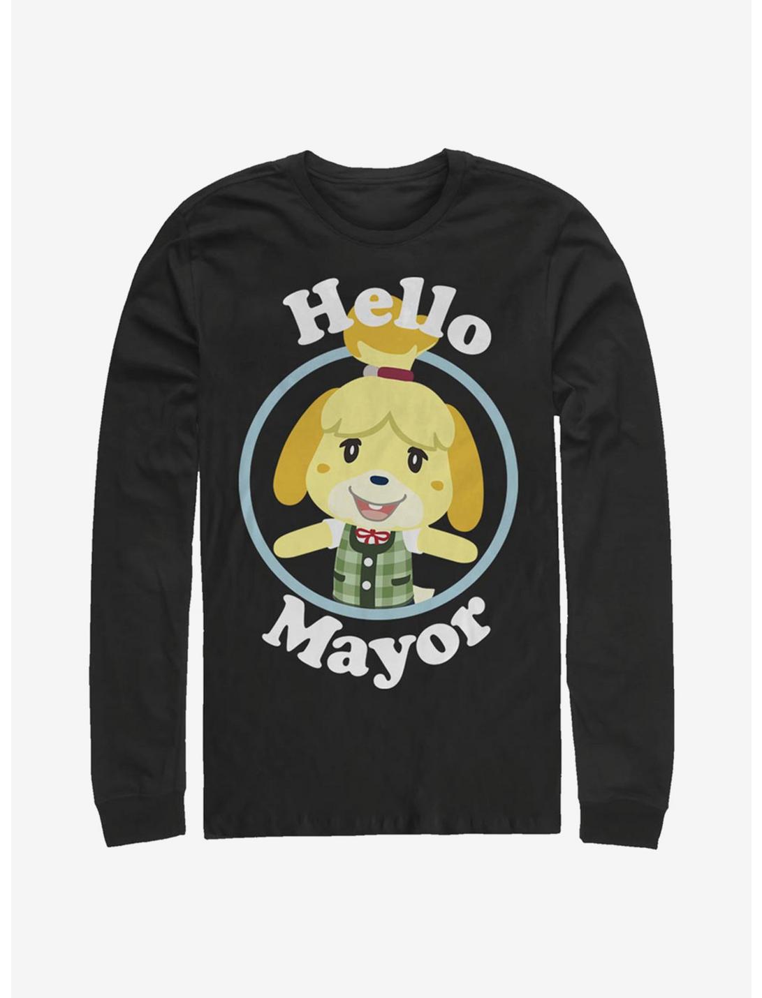 Animal Crossing Hello Mayor Long-Sleeve T-Shirt
