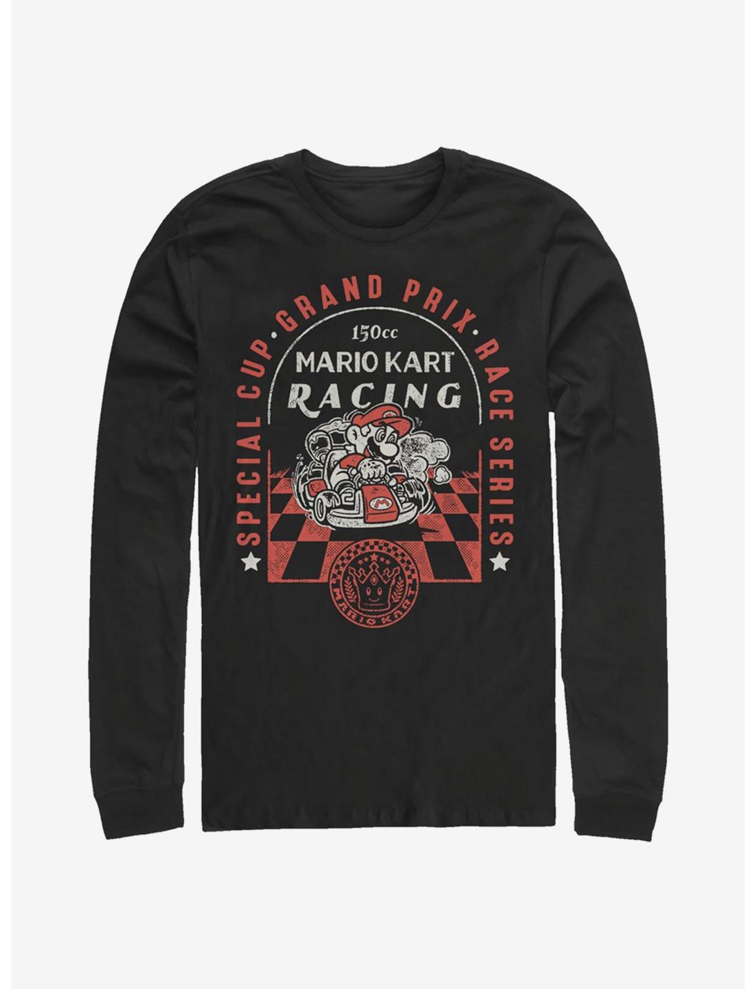 T-shirt à manches longues à carreaux Super Mario
