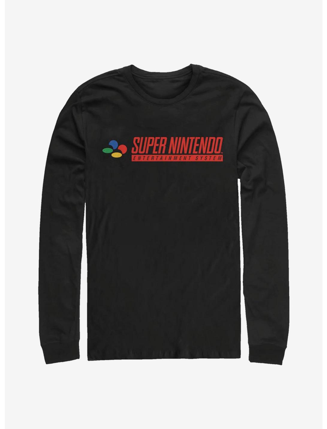 Nintendo SNES Logo Long-Sleeve T-Shirt