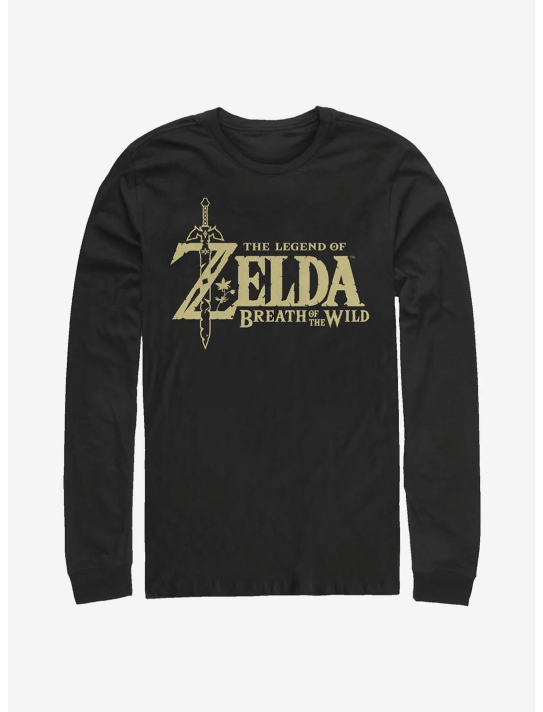 The Legend Of Zelda Breath Of The Wild Logo Long-Sleeve T-Shirt
