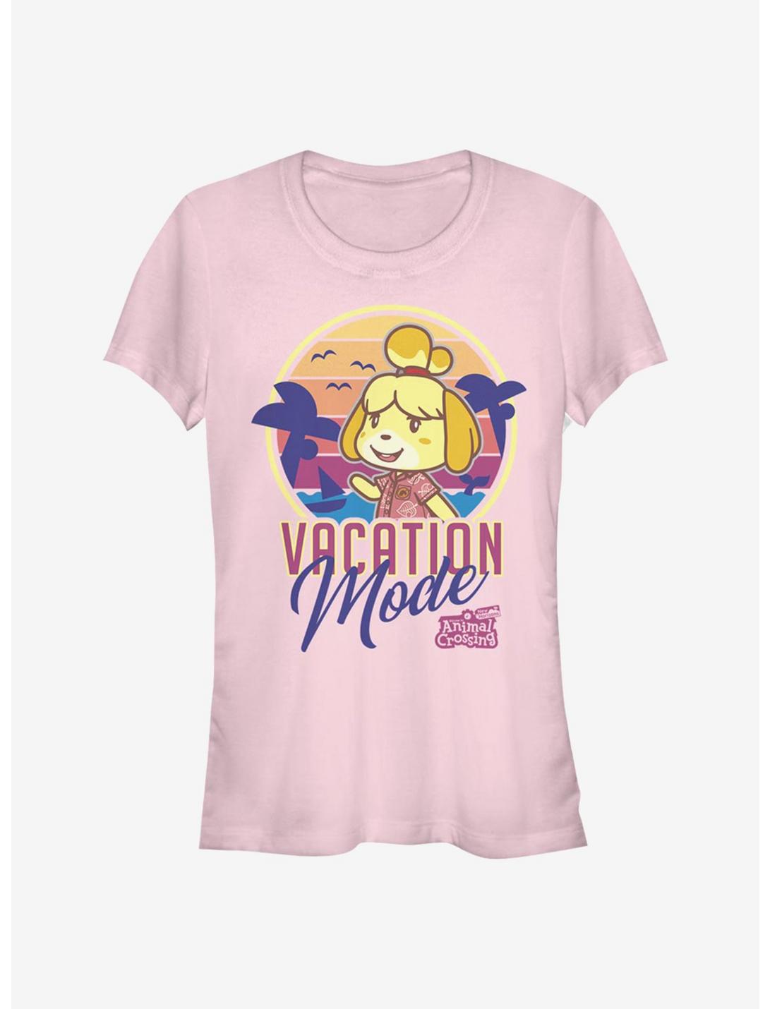 T-shirt Fille Animal Crossing Mode Vacances