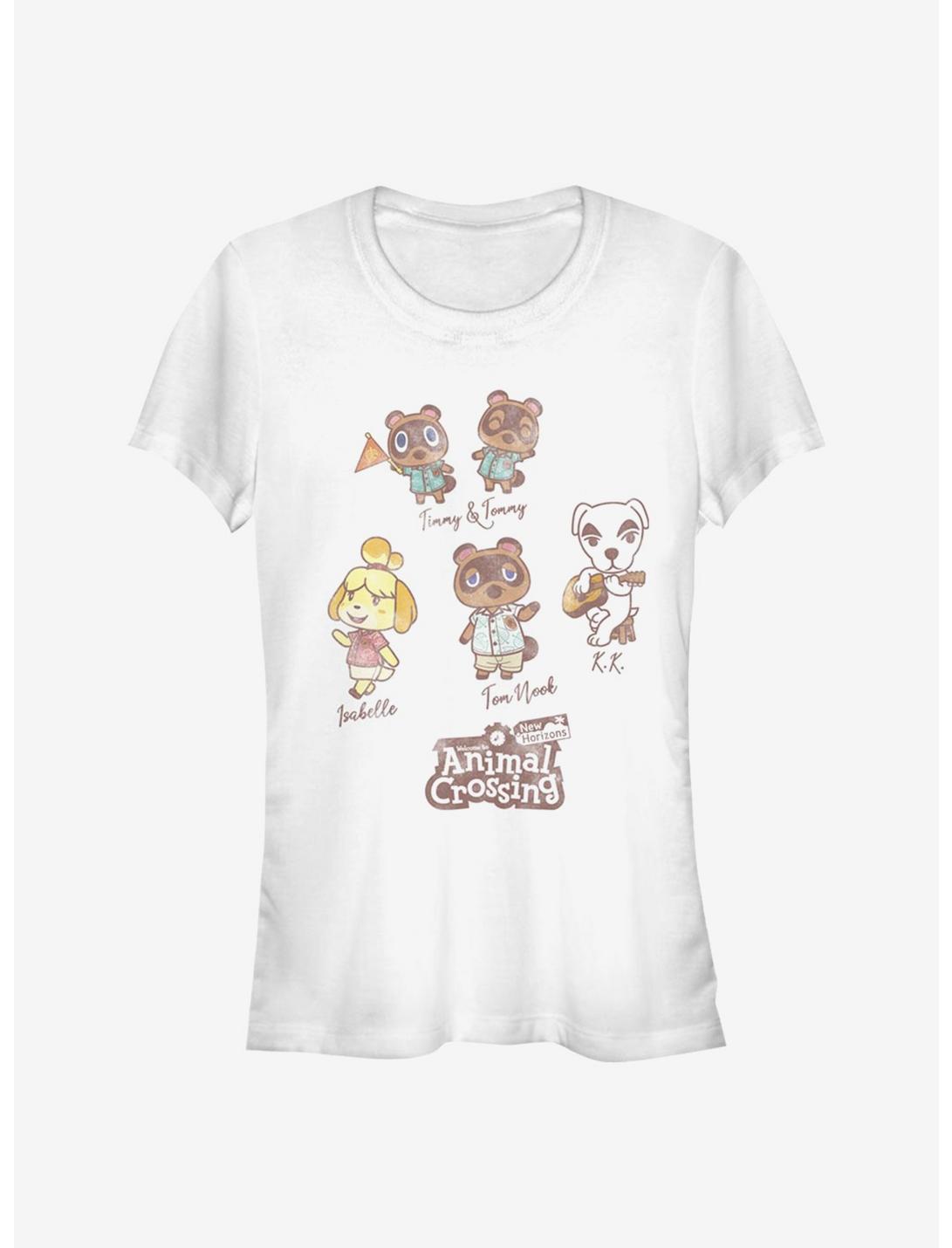 Animal Crossing Character Textbook Girls T-Shirt