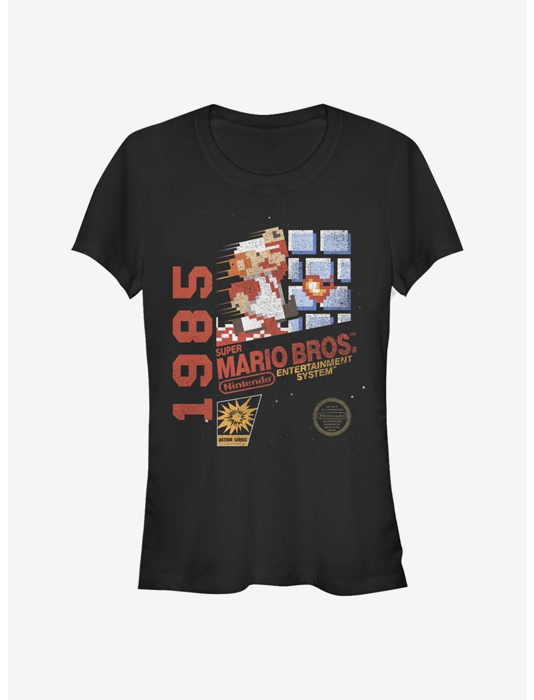 Super Mario Entertainment System 1985 Vintage Girls T-Shirt