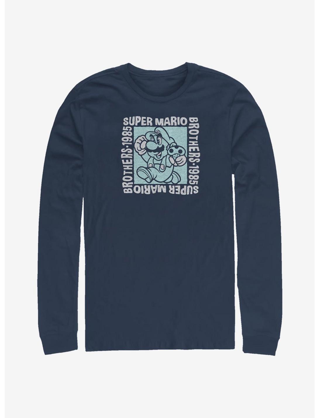Super Mario Brothers Box Long-Sleeve T-Shirt
