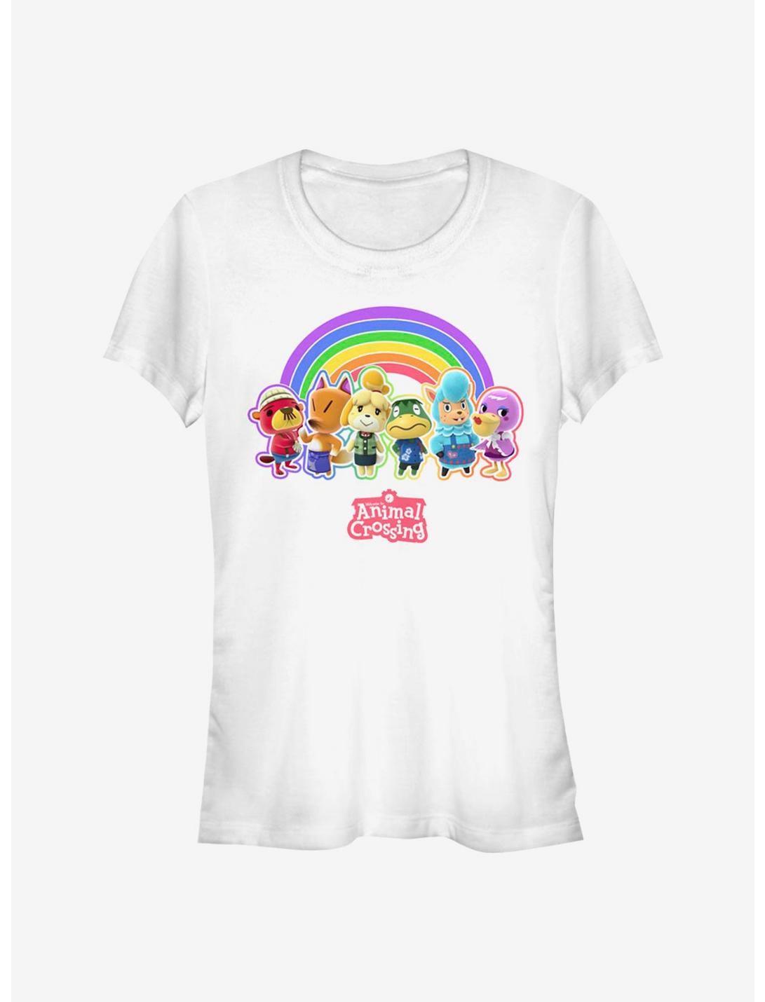 Animal Crossing Rainbow Lineup Girls T-Shirt