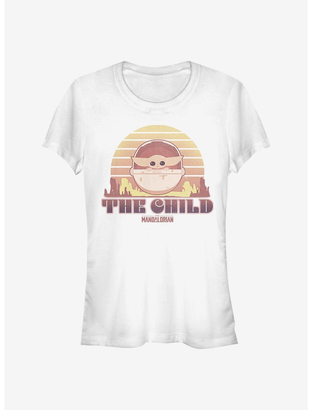 Star Wars The Mandalorian Sunset The Child Girls T-Shirt