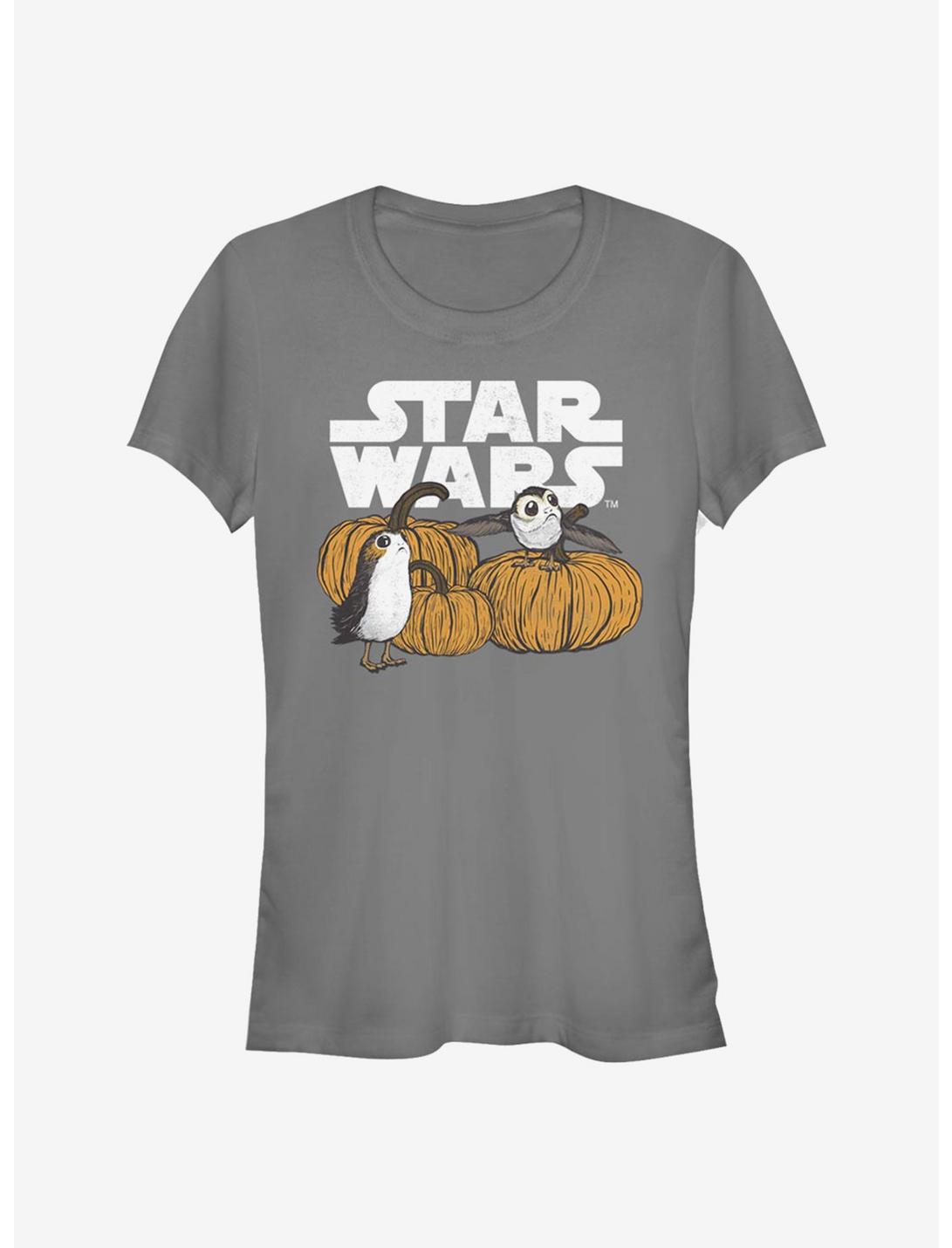 Star Wars: The Last Jedi Pumpkin Patch Porg Girls T-Shirt