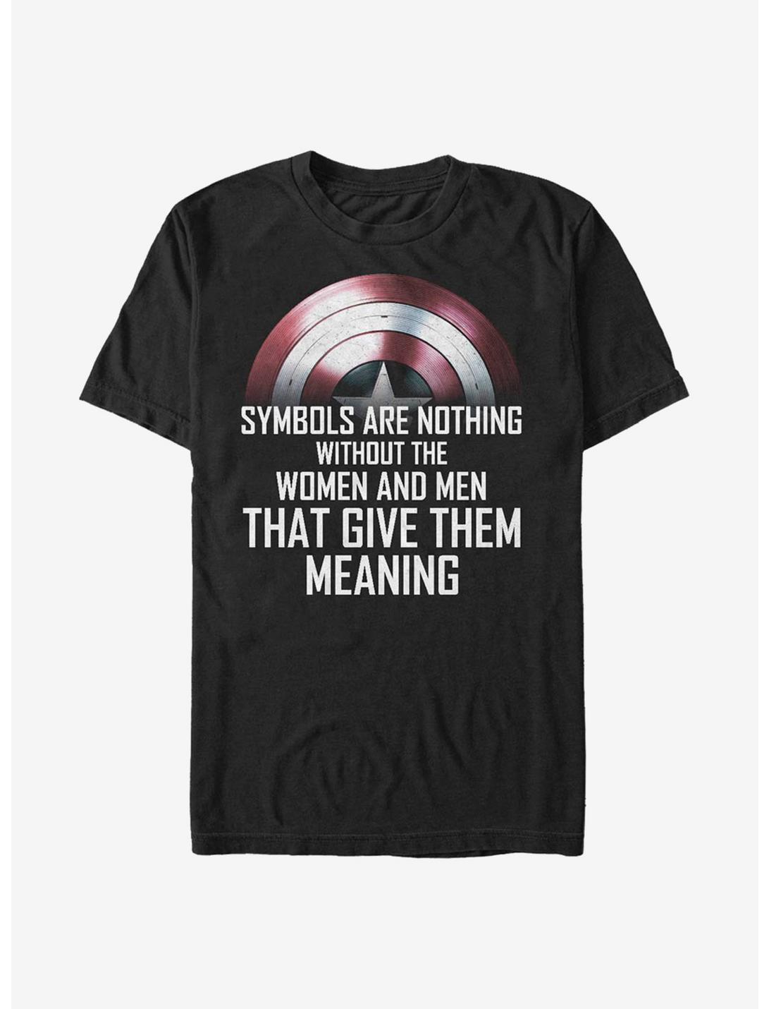Marvel The Falcon And The Winter Soldier Symbols T-Shirt