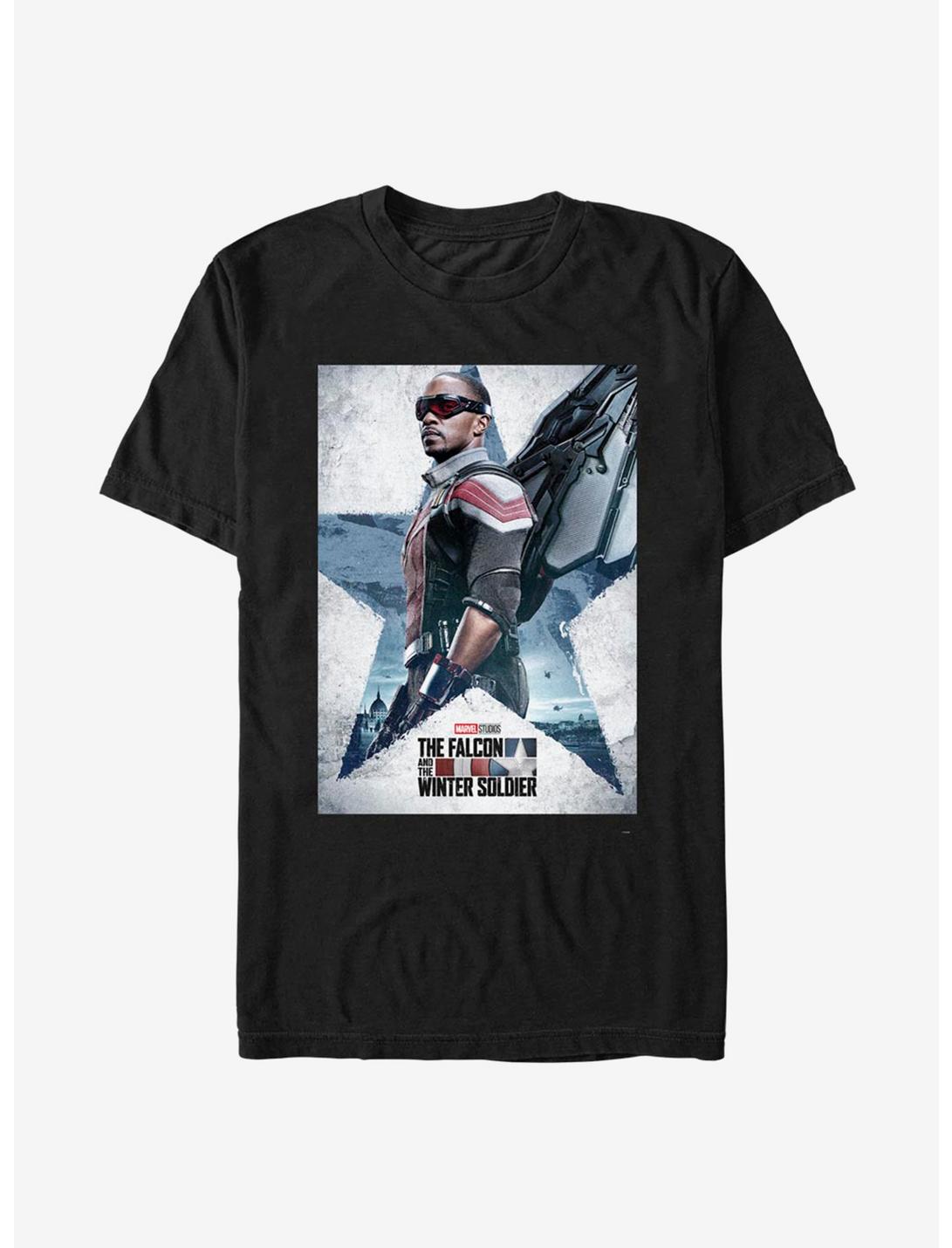 Marvel Le Faucon et le Soldat de l'Hiver T-Shirt Affiche du Faucon