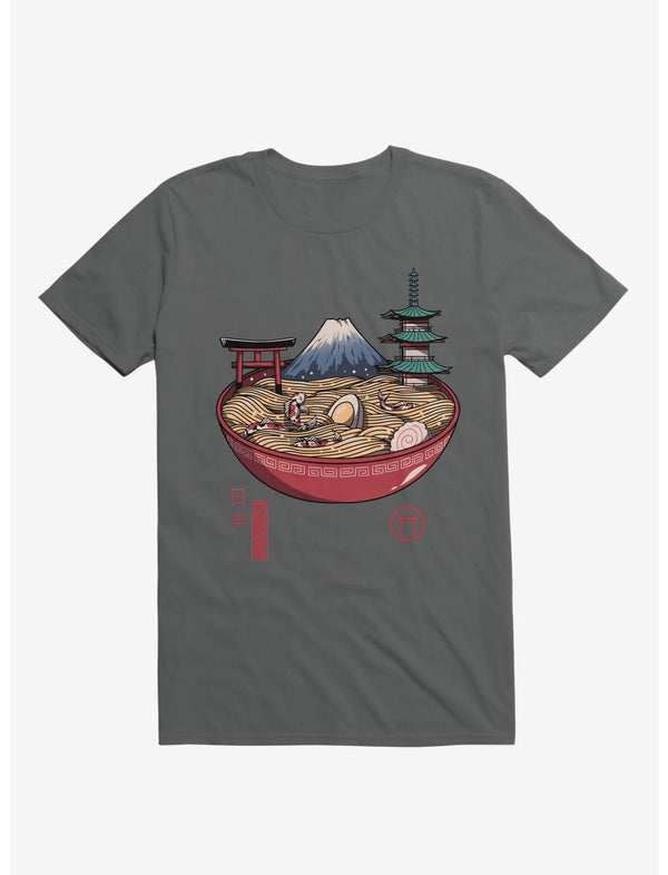 A Japanese Ramen Charcoal Grey T-Shirt