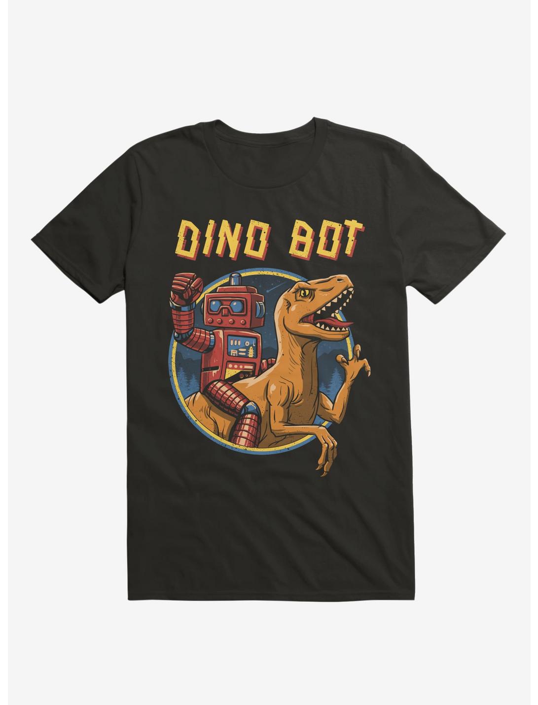 Dino Bot Black T-Shirt