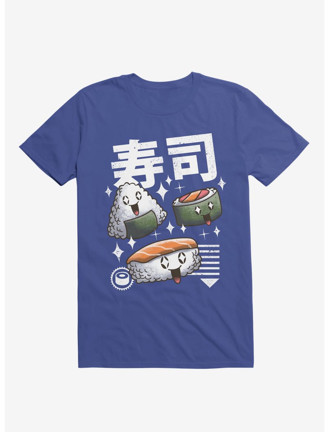 Kawaii Sushi Royal Blue T-Shirt