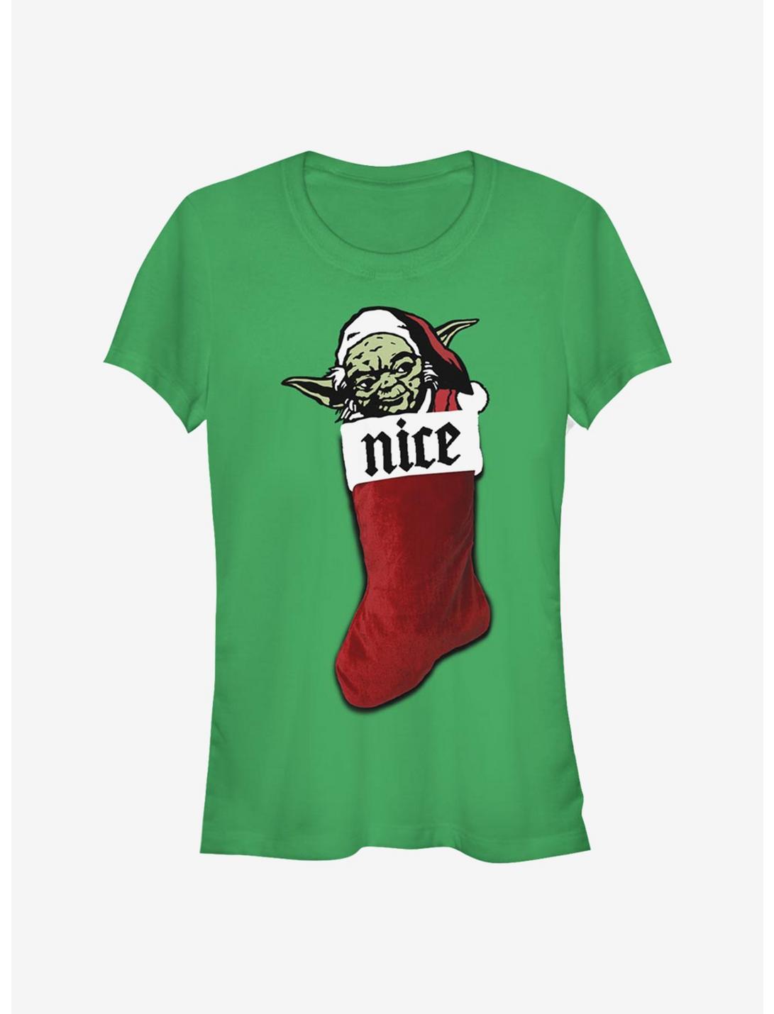 T-shirt de Noël Star Wars Yoda pour filles