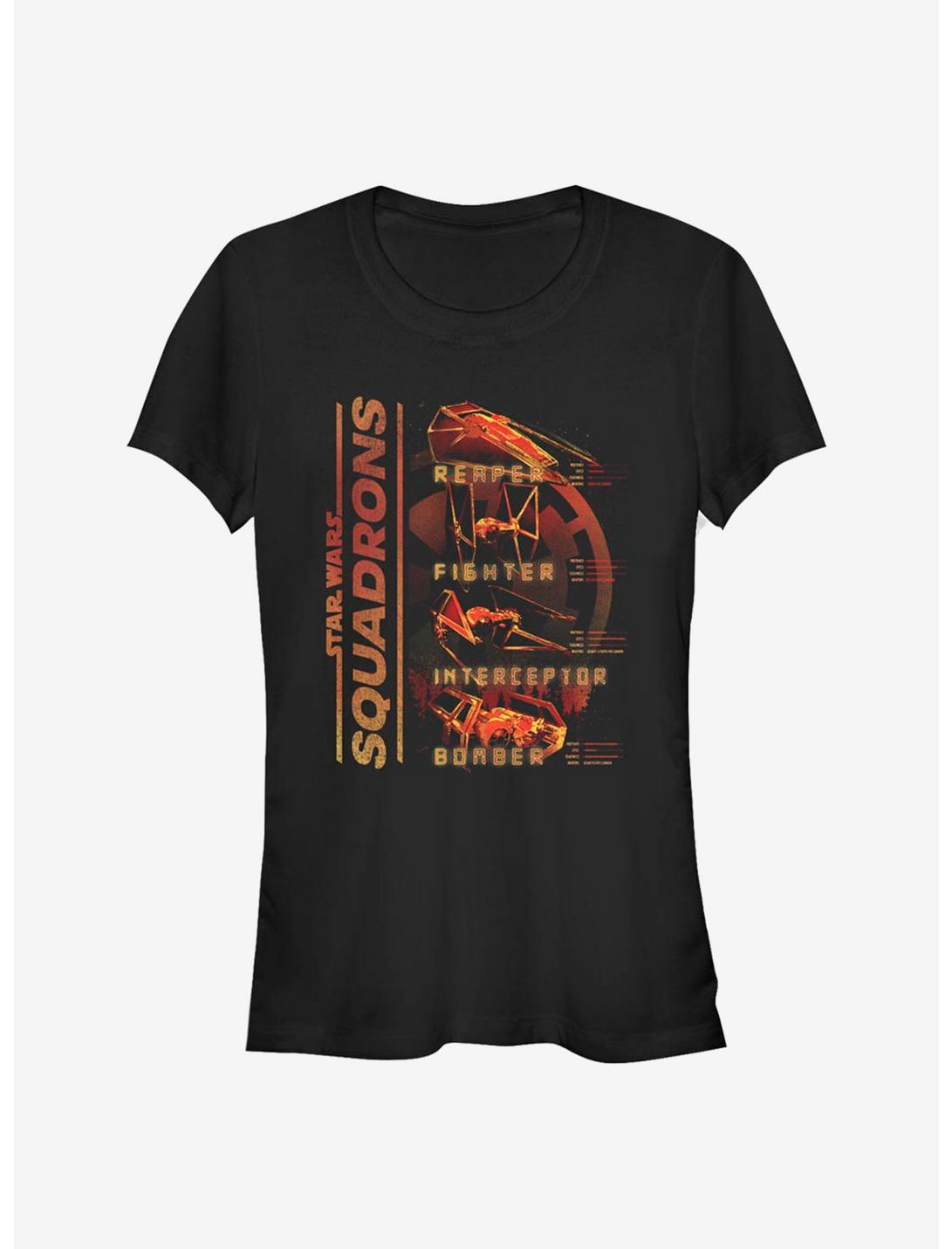Star Wars Imperial Ships Girls T-Shirt