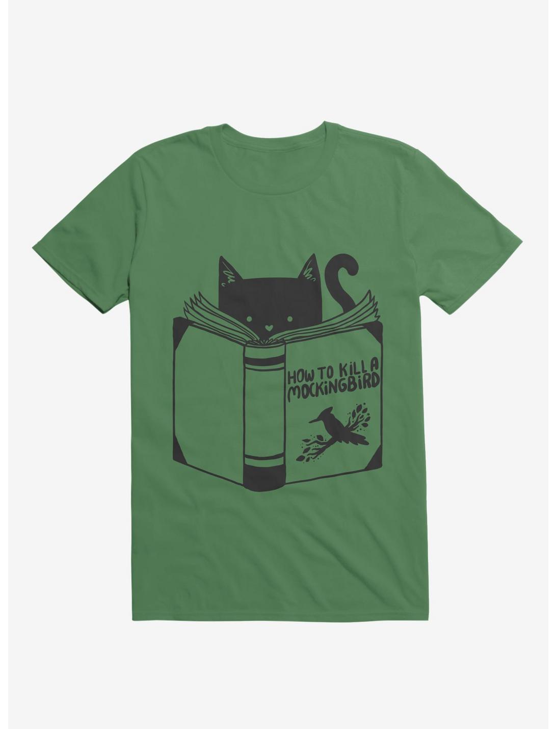 How To Kill A Mockingbird Cat Kelly Green T-Shirt