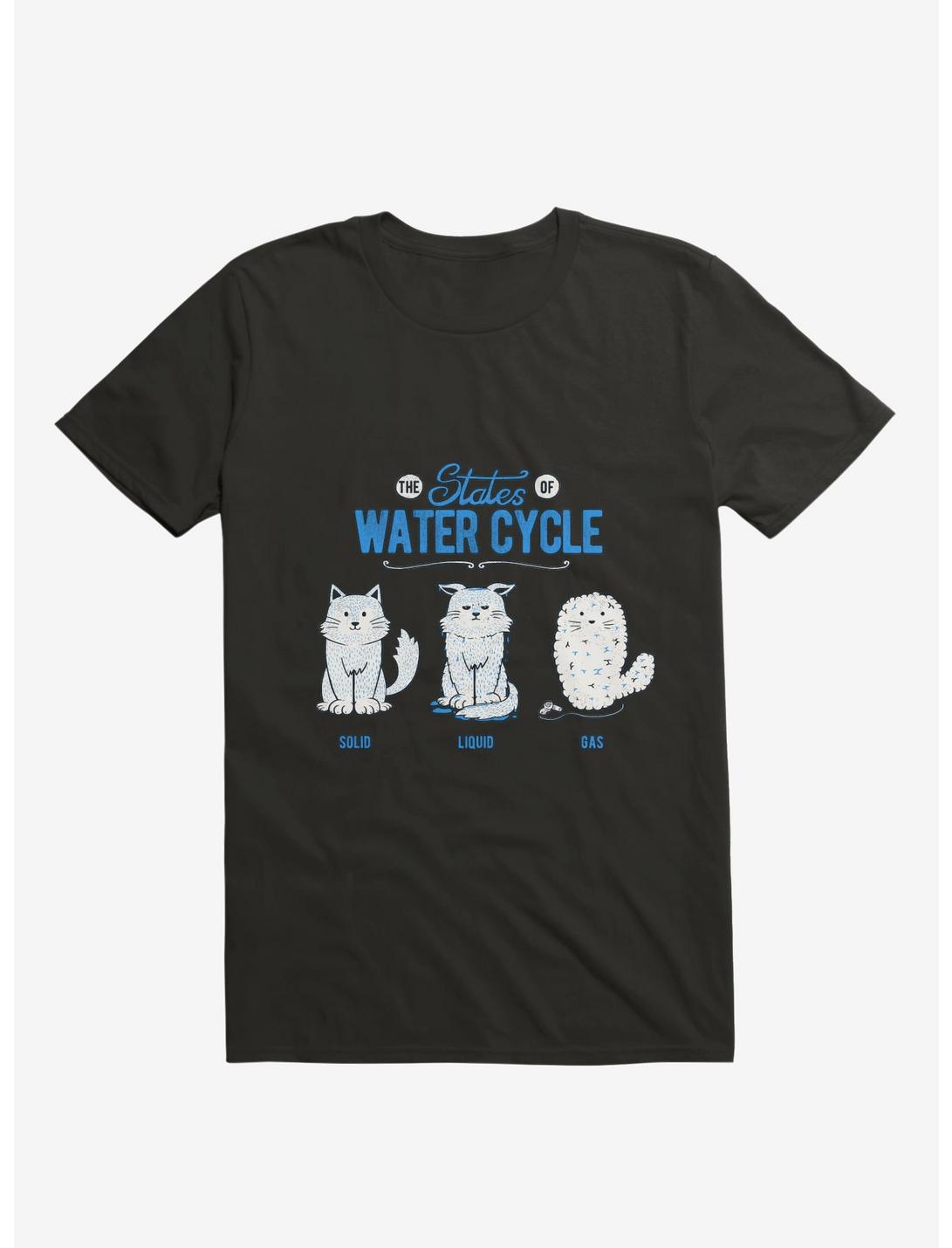 Le T-shirt Chat Les États Du Cycle De L'eau