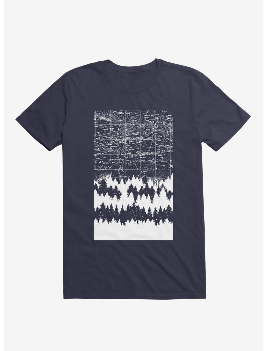Maps Silhouette Square T-Shirt