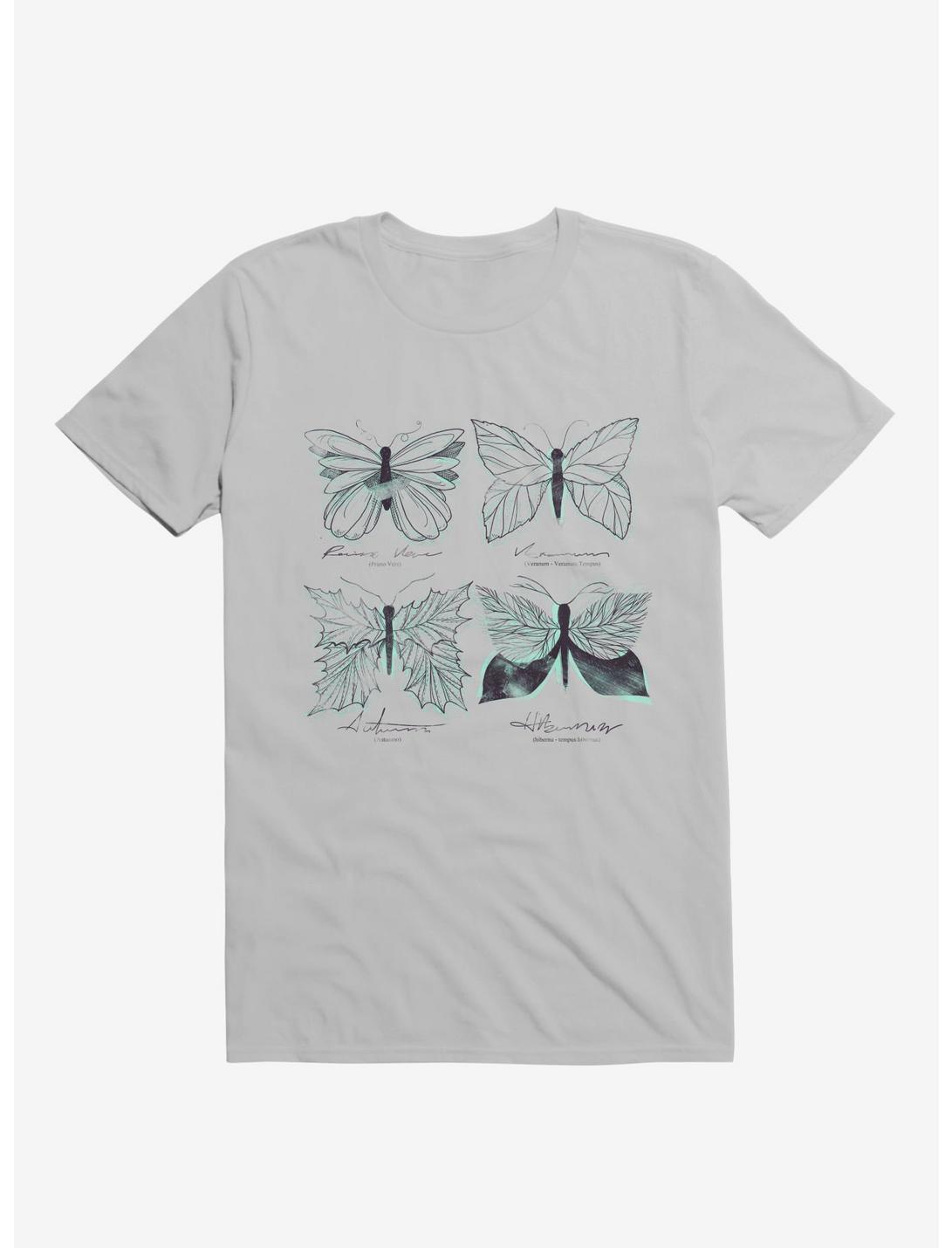 Seasons Change Butterfly Ice Grey T-Shirt