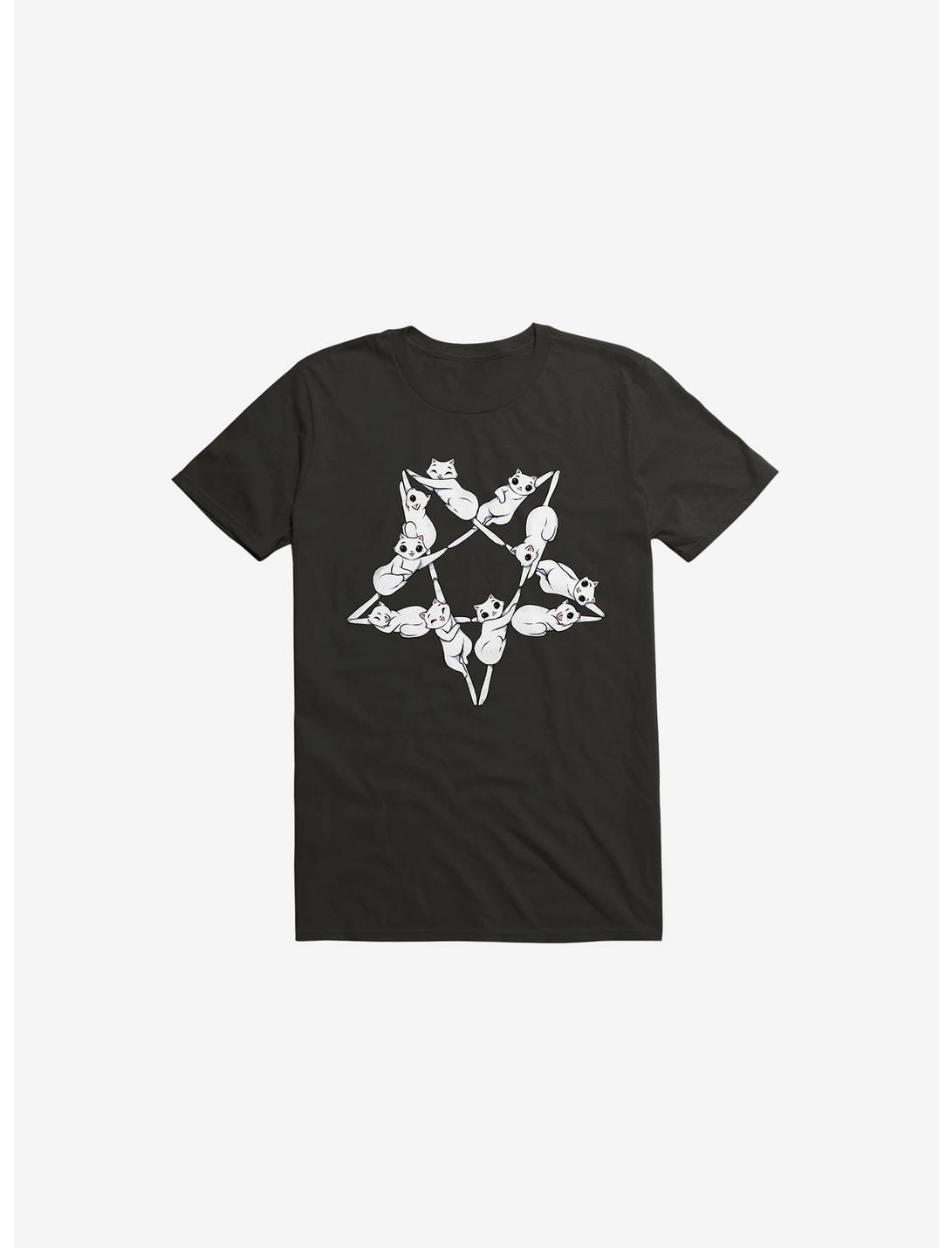 T-shirt noir Where The Cats Go At Night