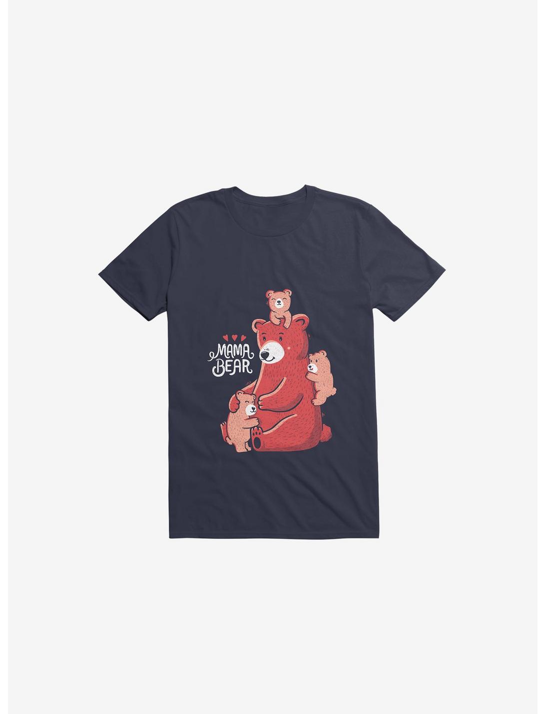 Mama Bear Navy Blue T-Shirt