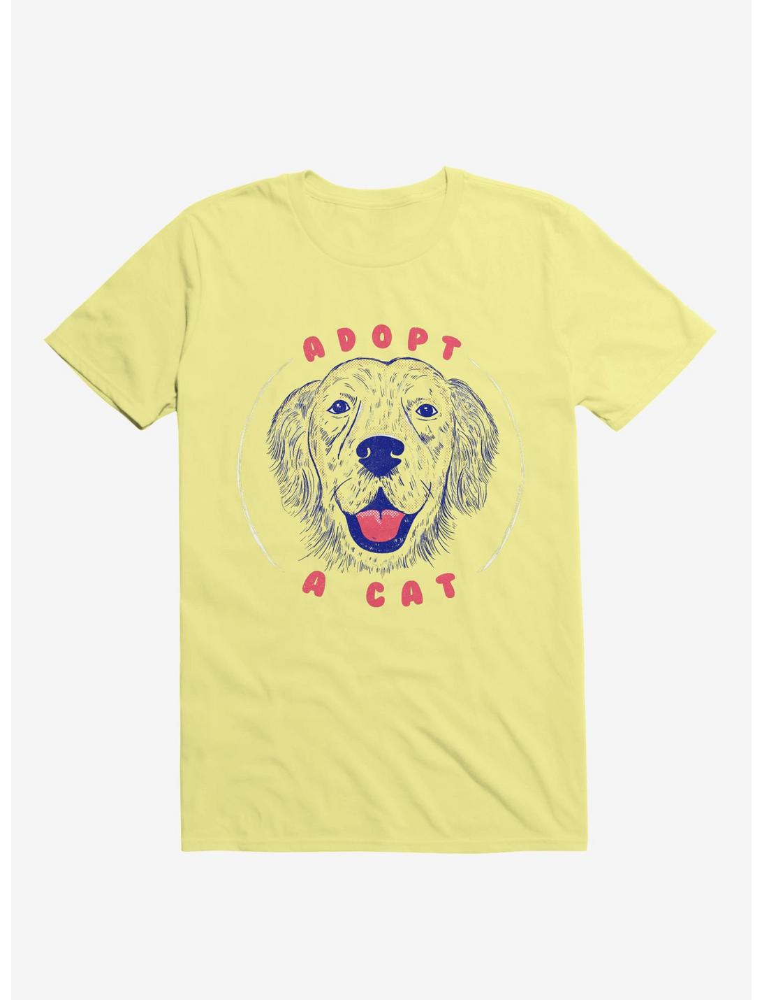 Adopt A Cat Corn Silk Yellow T-Shirt