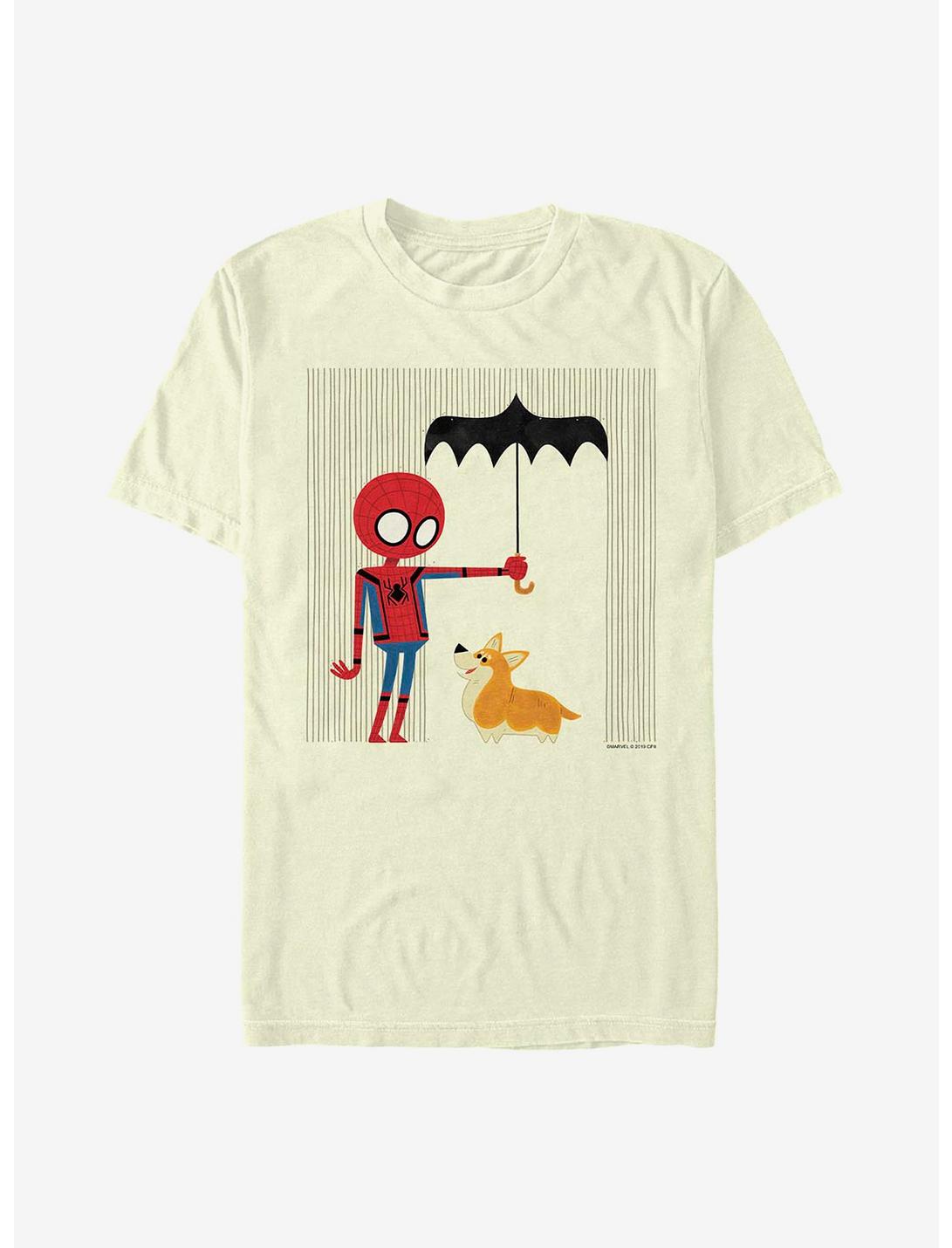 T-shirt Marvel Spider-Man Corgi Pluie