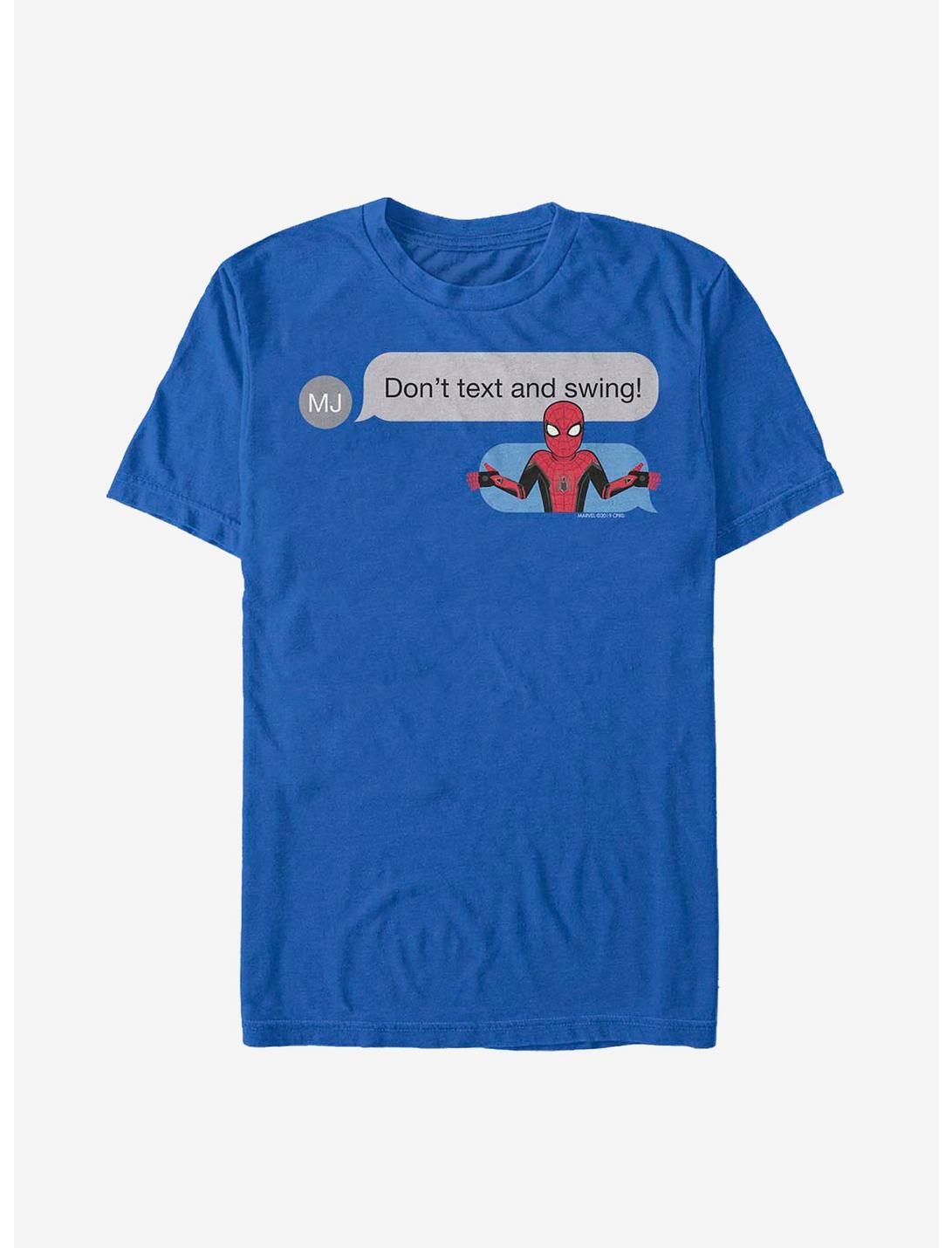 T-shirt Marvel Spider-Man Ne texte pas, balance-toi