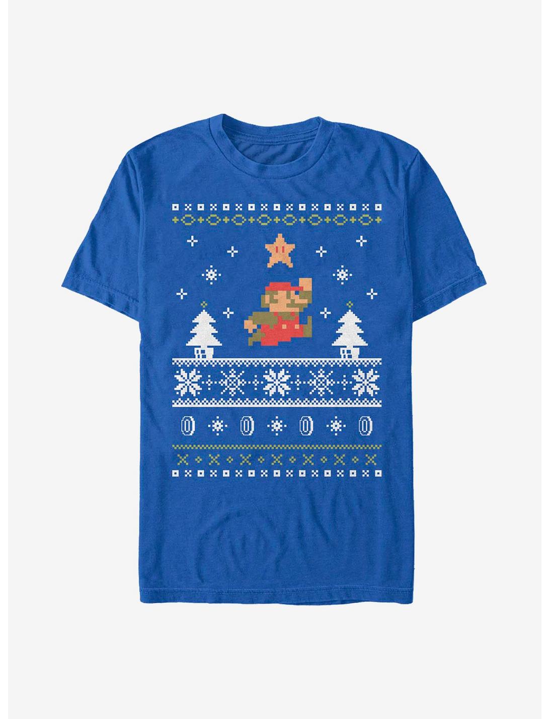 Nintendo Mario Ugly Holiday Star T-Shirt