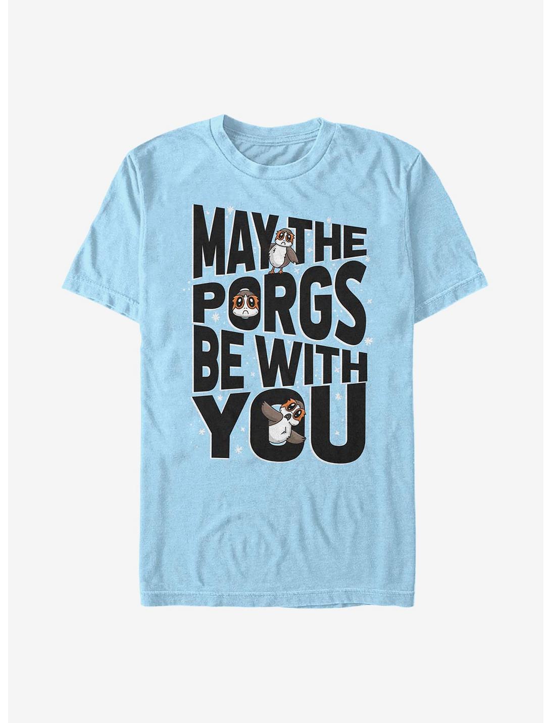 T-shirt Star Wars: Les Derniers Jedi Que Les Porgs Soient Avec Nous Tous
